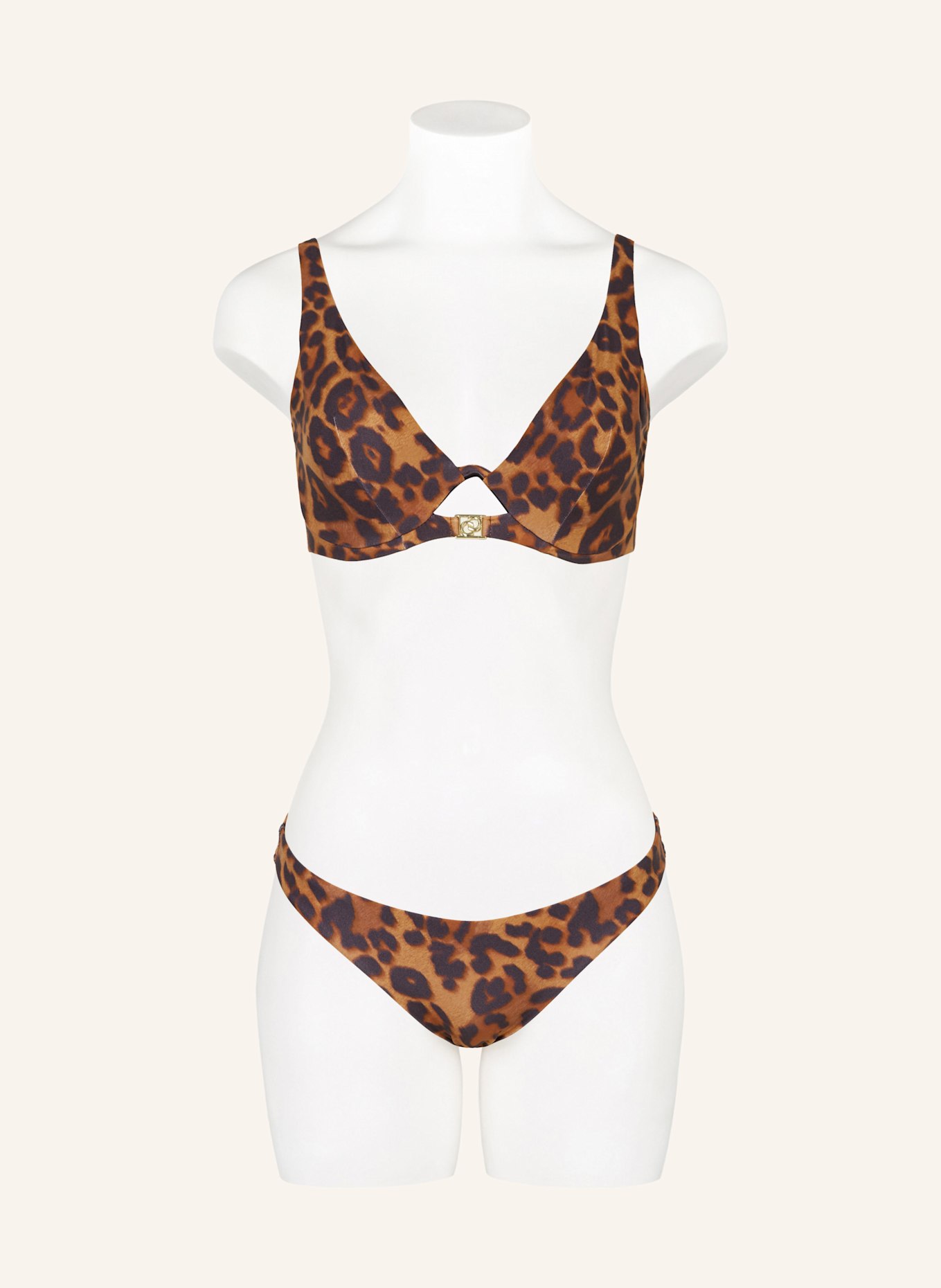 Chantelle Basic Bikini Hose Sauvage In Cognac Schwarz
