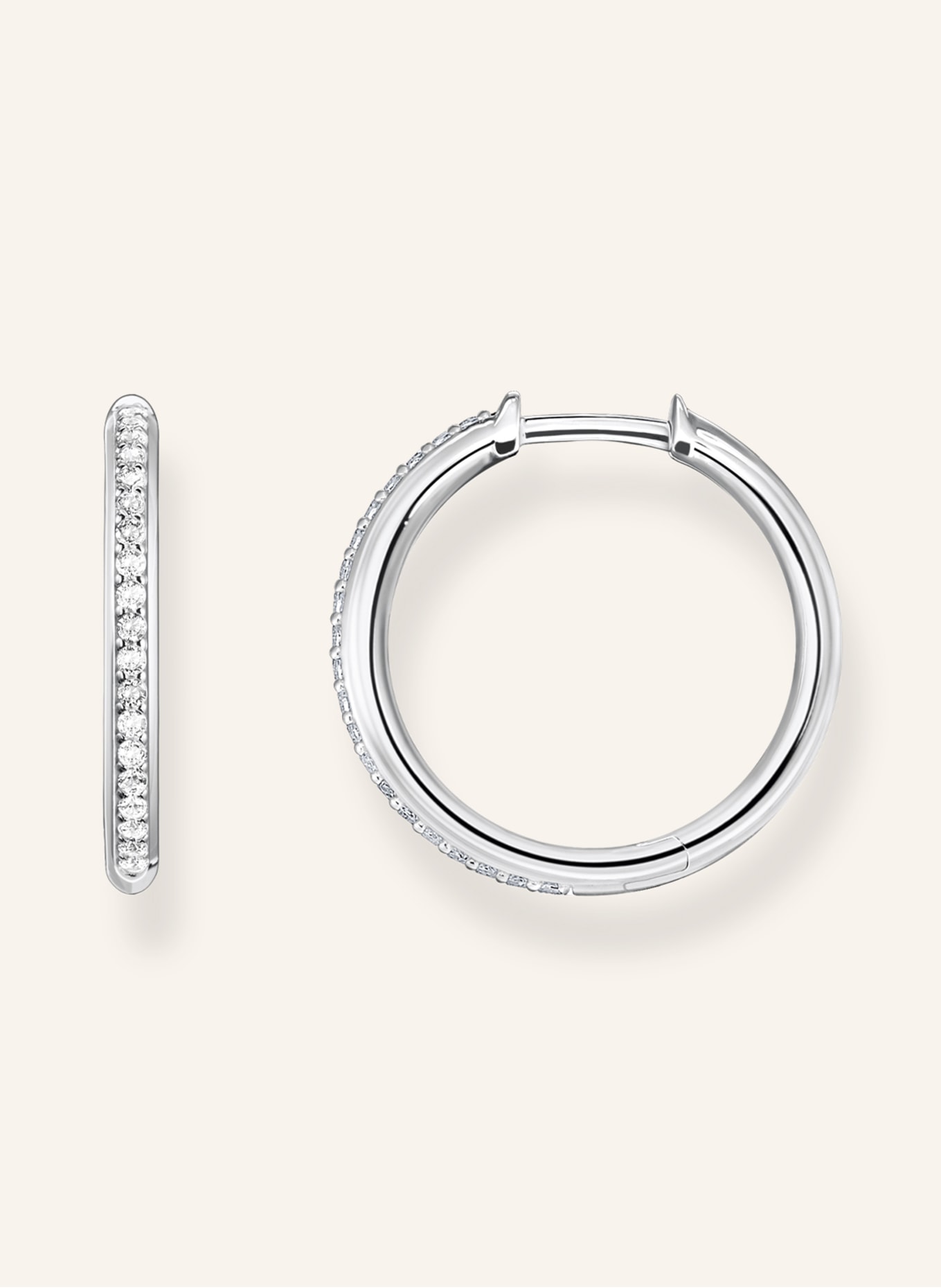 Thomas Sabo Creolen In Silber Weiss Breuninger