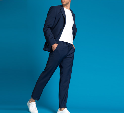 Sakkos für Herren online kaufen :: BREUNINGER Joop! Sakko mit Stehkragen, Hankook blau – Herrenmode in