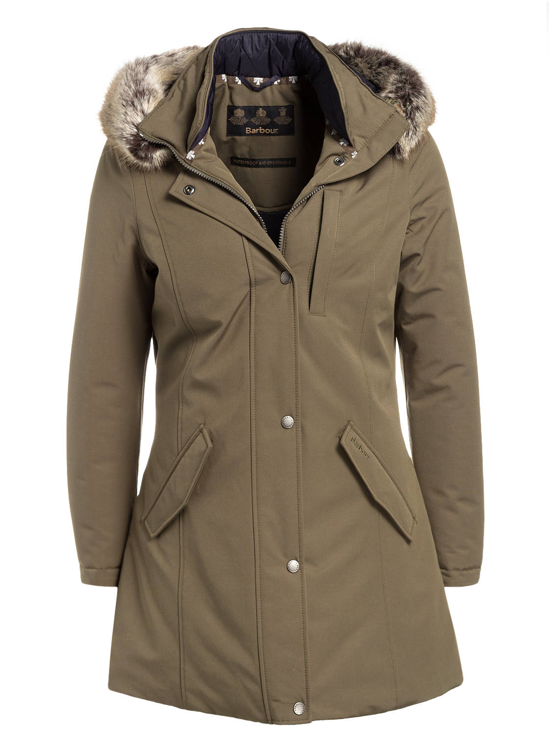 barbour winterjacke