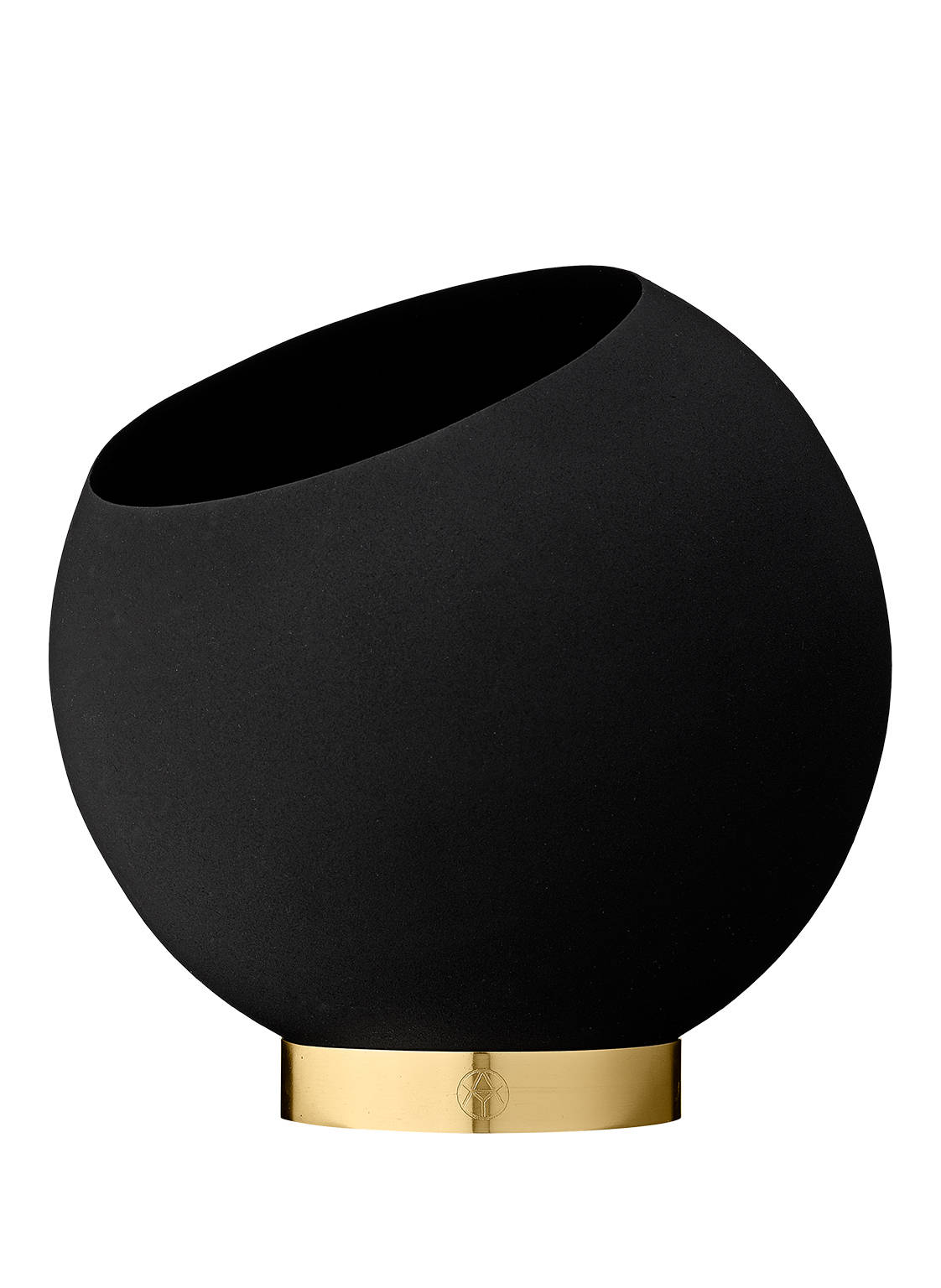 Aytm Vase Globe Small schwarz