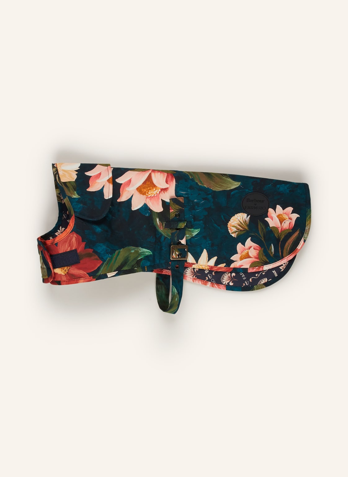 Produktový obrázek Barbour Barbour Psí Kabátek Wild Flower tmavě zelená / růžová / červená