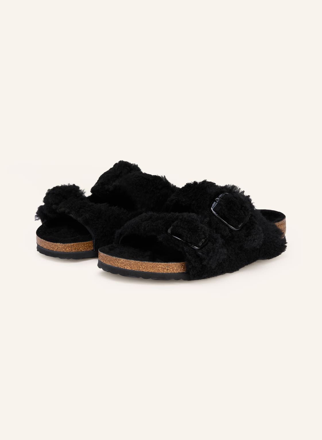 Produktový obrázek Birkenstock Birkenstock Pantofle Arizona Big Buckle Shearling Teddy černá