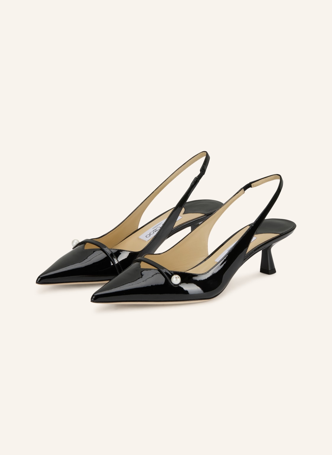 Produktový obrázek Jimmy Choo Jimmy Choo Slingpumps S Otevřenou Patou Amita 45 černá