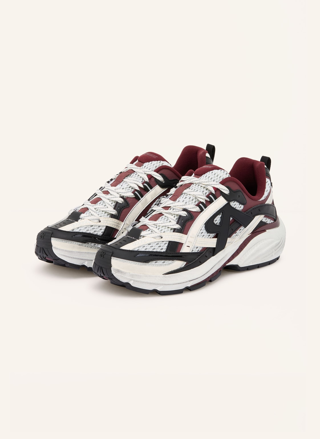 Produktový obrázek REPRESENT Represent Tenisky Storm Runner bílá / tmavě červená / černá