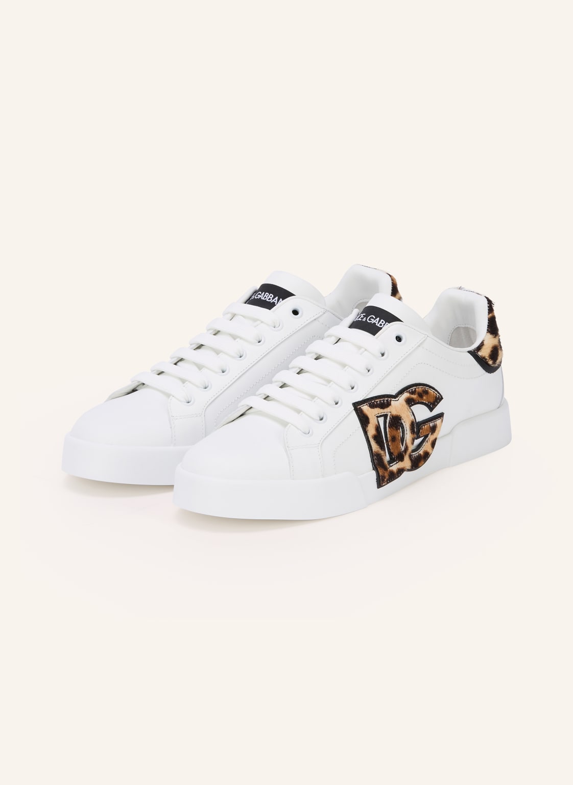 Produktový obrázek Dolce & Gabbana Dolce & Gabbana Tenisky bílá / hnědá / černá