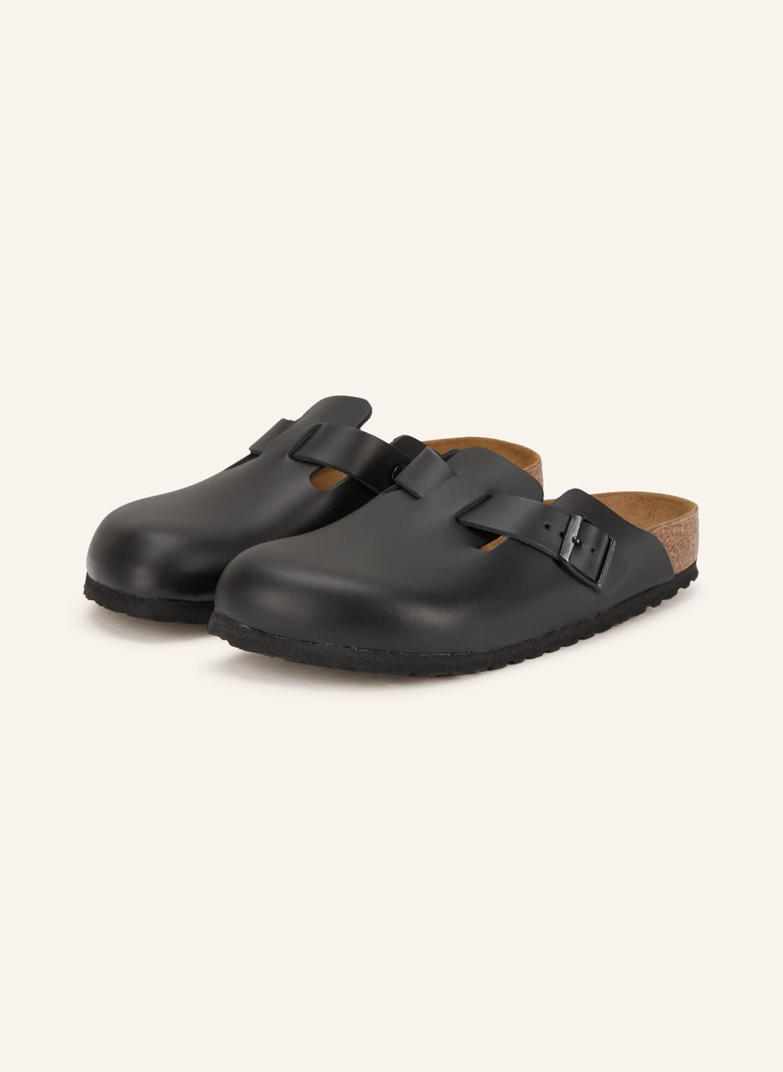 Produktový obrázek Birkenstock Birkenstock Pantofle Boston Nl černá