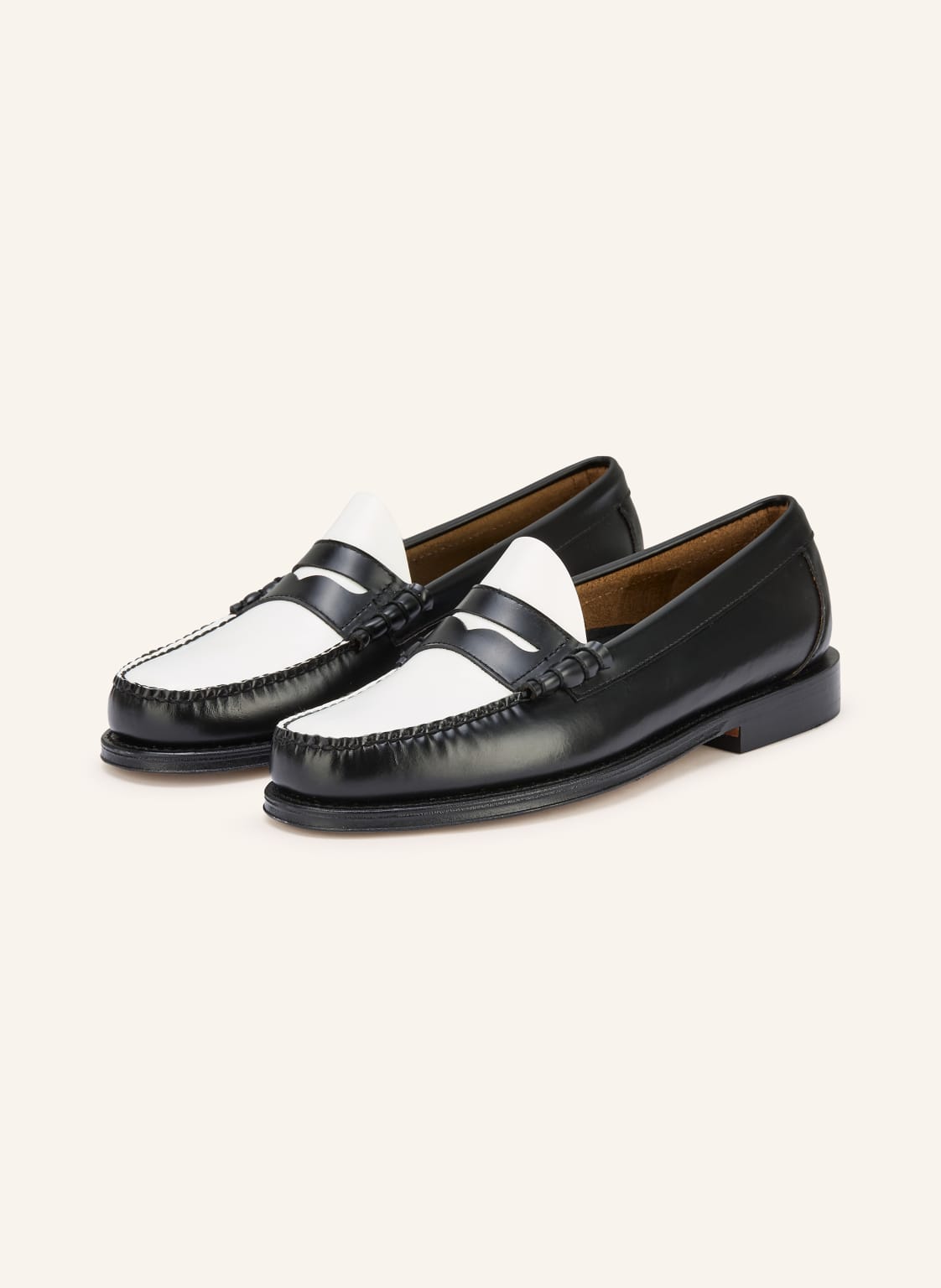 Produktový obrázek G.H.Bass G.H.Bass Penny Loafers Weejun Heritage černá / bílá