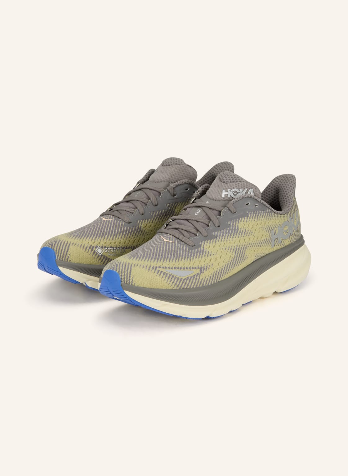 Produktový obrázek HOKA Hoka Běžecké Boty Clifton 9 Gtx olivová / šedá