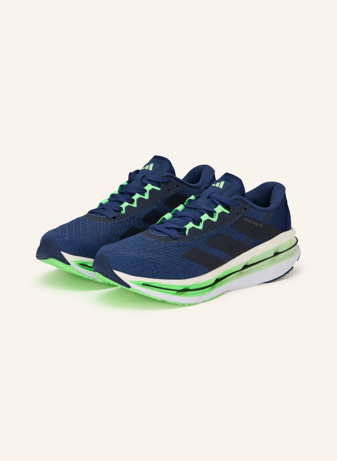 Produktový obrázek Adidas Adidas Běžecké Boty Adistar Byd tmavě modrá / neonově zelená