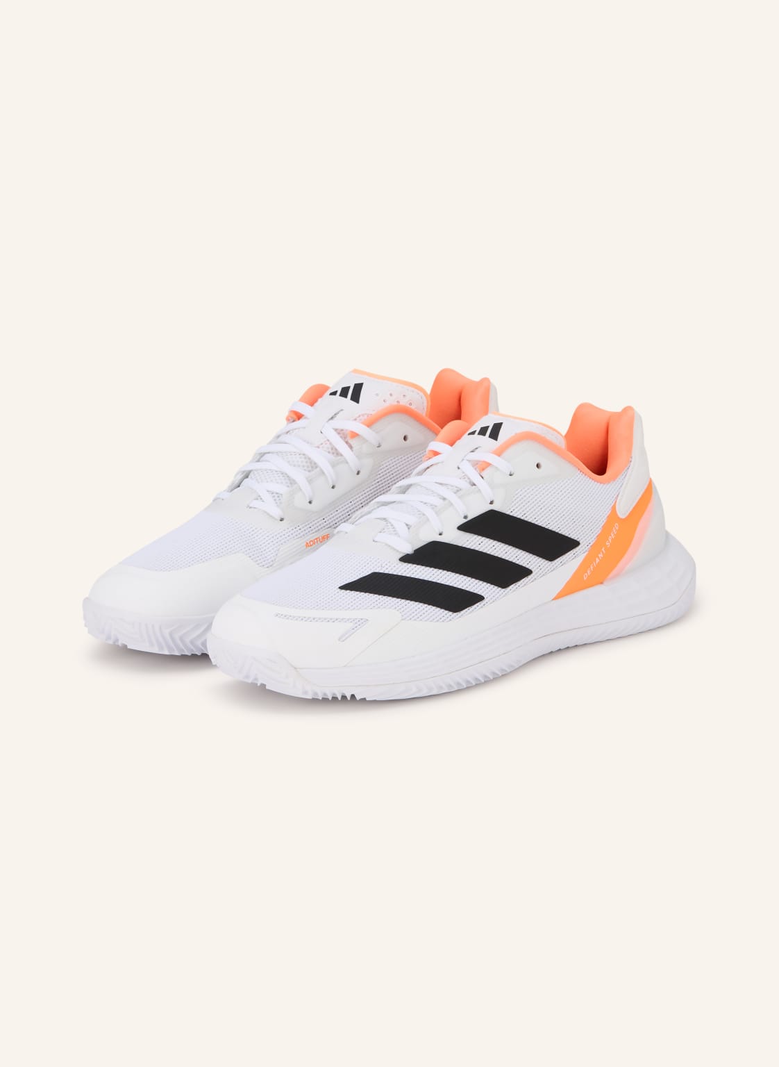 Produktový obrázek Adidas Adidas Tenisové Boty Defiant Speed 2 bílá / neonově oranžová / černá