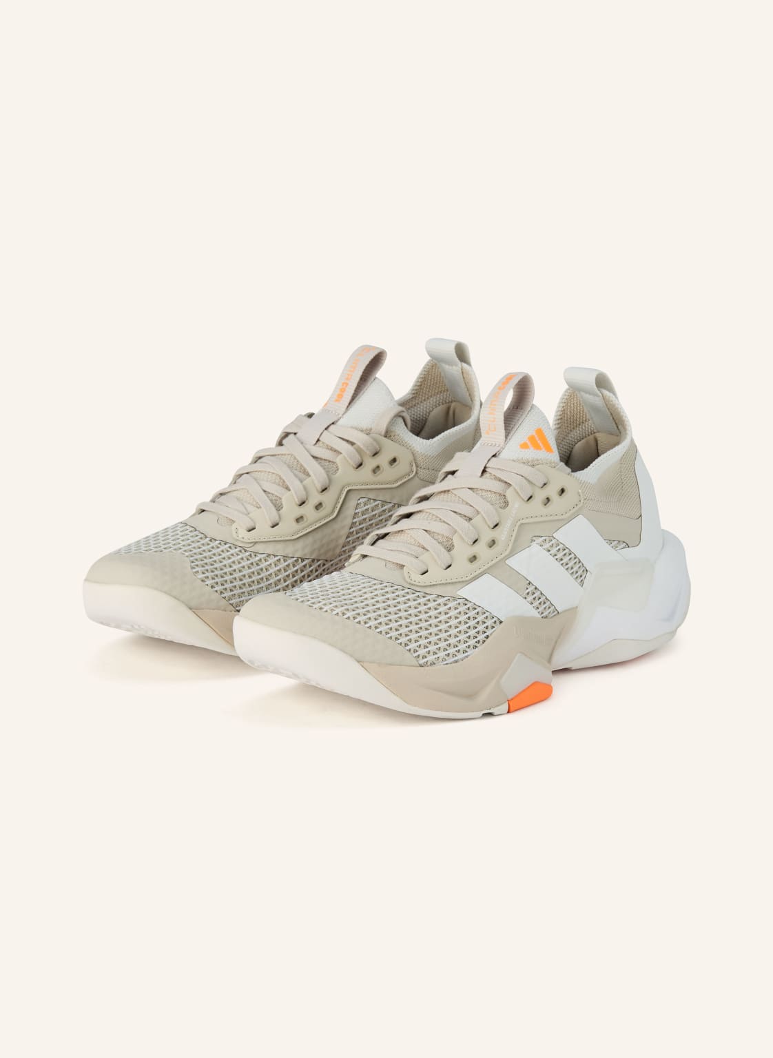Produktový obrázek Adidas Adidas Fitness Boty Rapidmove Adv 2 světle šedá / neonově oranžová / bílá