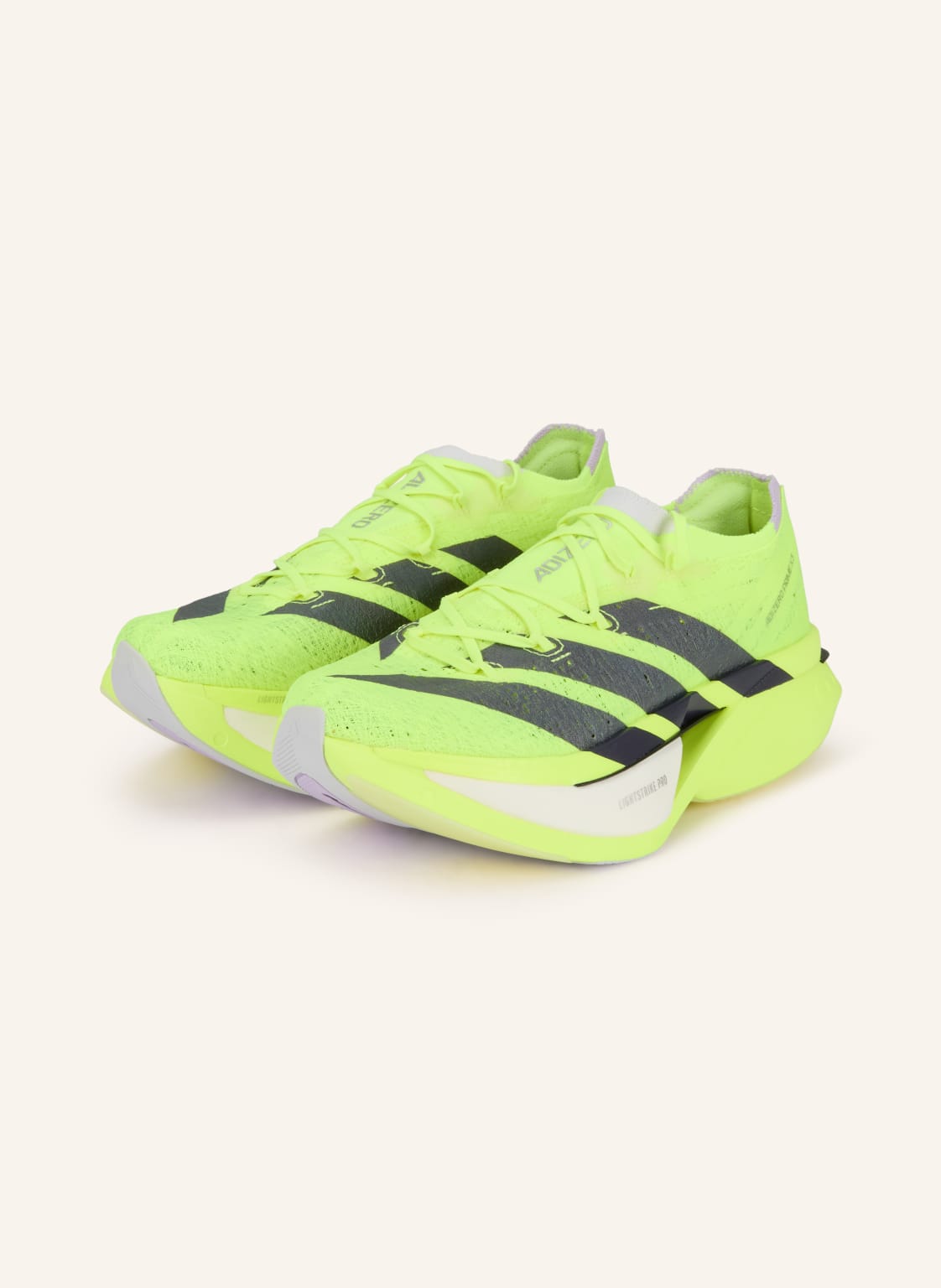 Produktový obrázek Adidas Adidas Běžecké Boty Adizero Prime x3 Strung neonově žlutá / černá