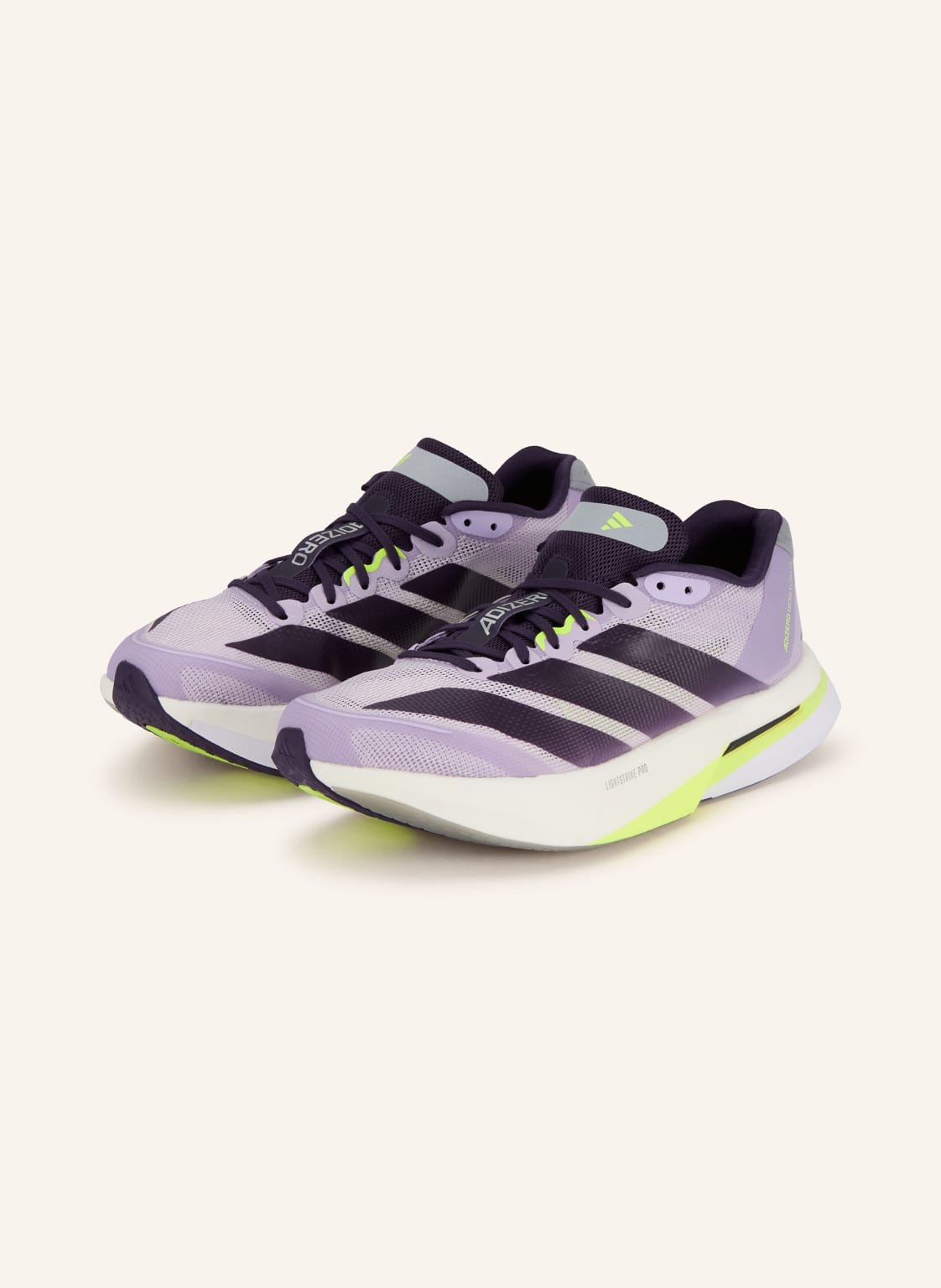 Produktový obrázek Adidas Adidas Běžecké Boty Adizero Boston 13 světle fialová / tmavě fialová / neonově žlutá
