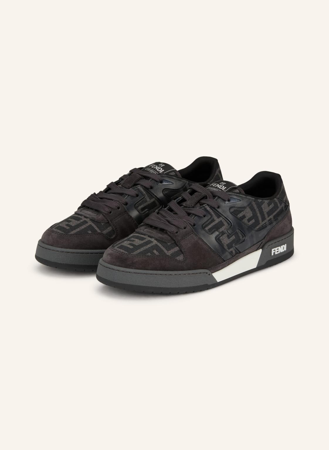 Produktový obrázek Fendi Fendi Sneakersy Match černá / tmavě šedá