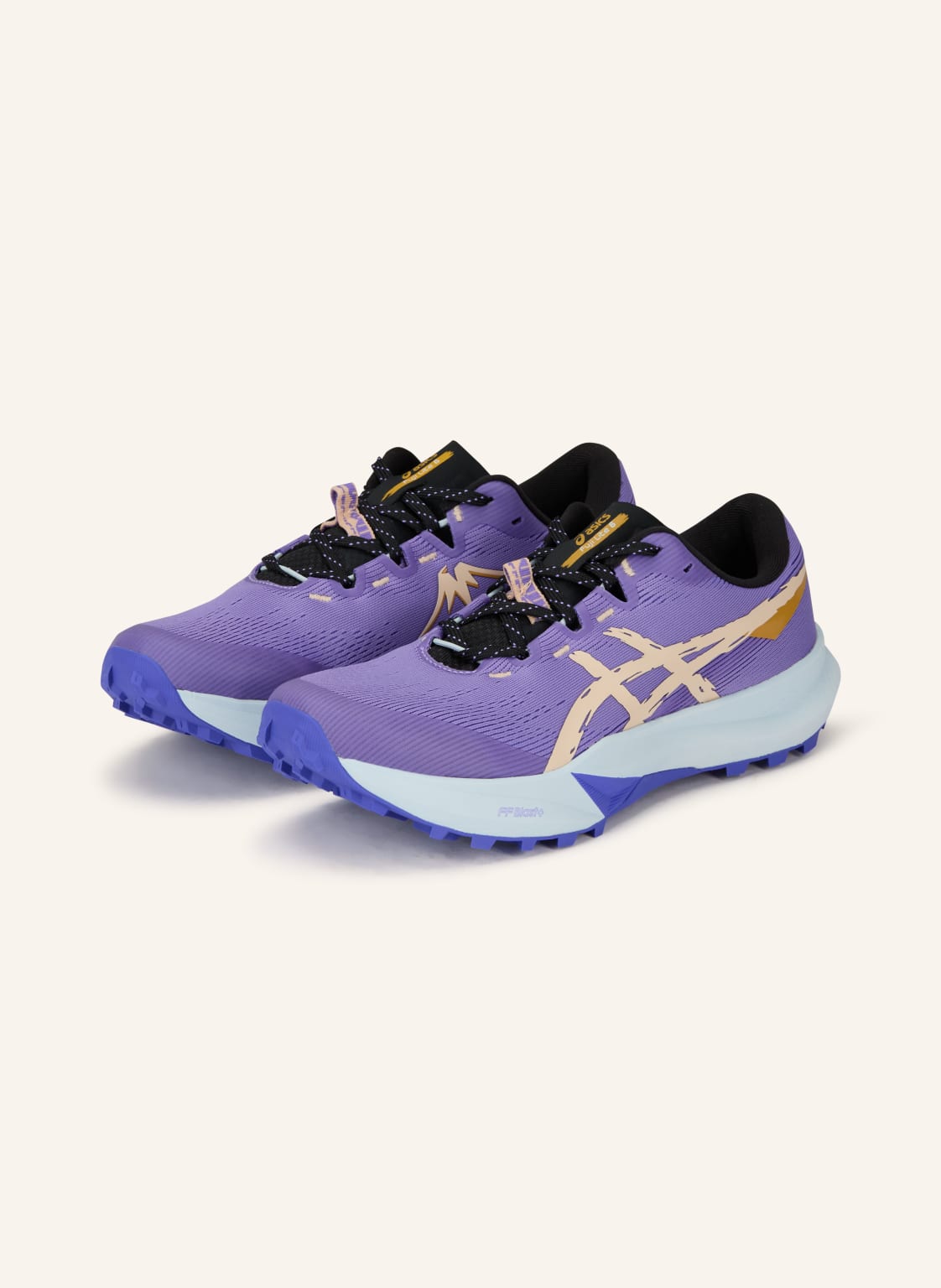 Produktový obrázek ASICS Asics Boty Na Trailový Běh Fuji Lite 6 fialová / velbloudí / světle šedá
