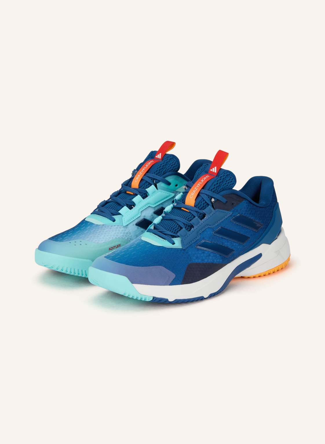 Produktový obrázek Adidas Adidas Indoorové Boty Crazyflight 6 modrá / tyrkysová / bílá