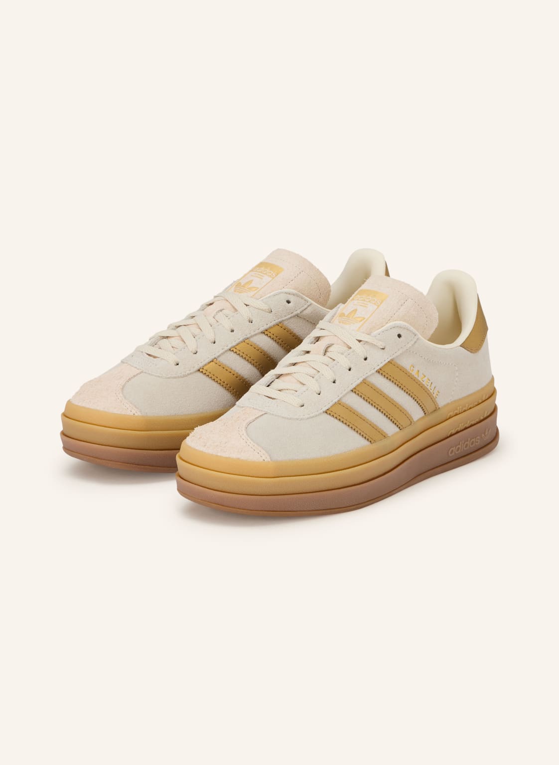 Produktový obrázek adidas Originals Adidas Originals Tenisky Gazelle Bold světle šedá / zlatá / béžová