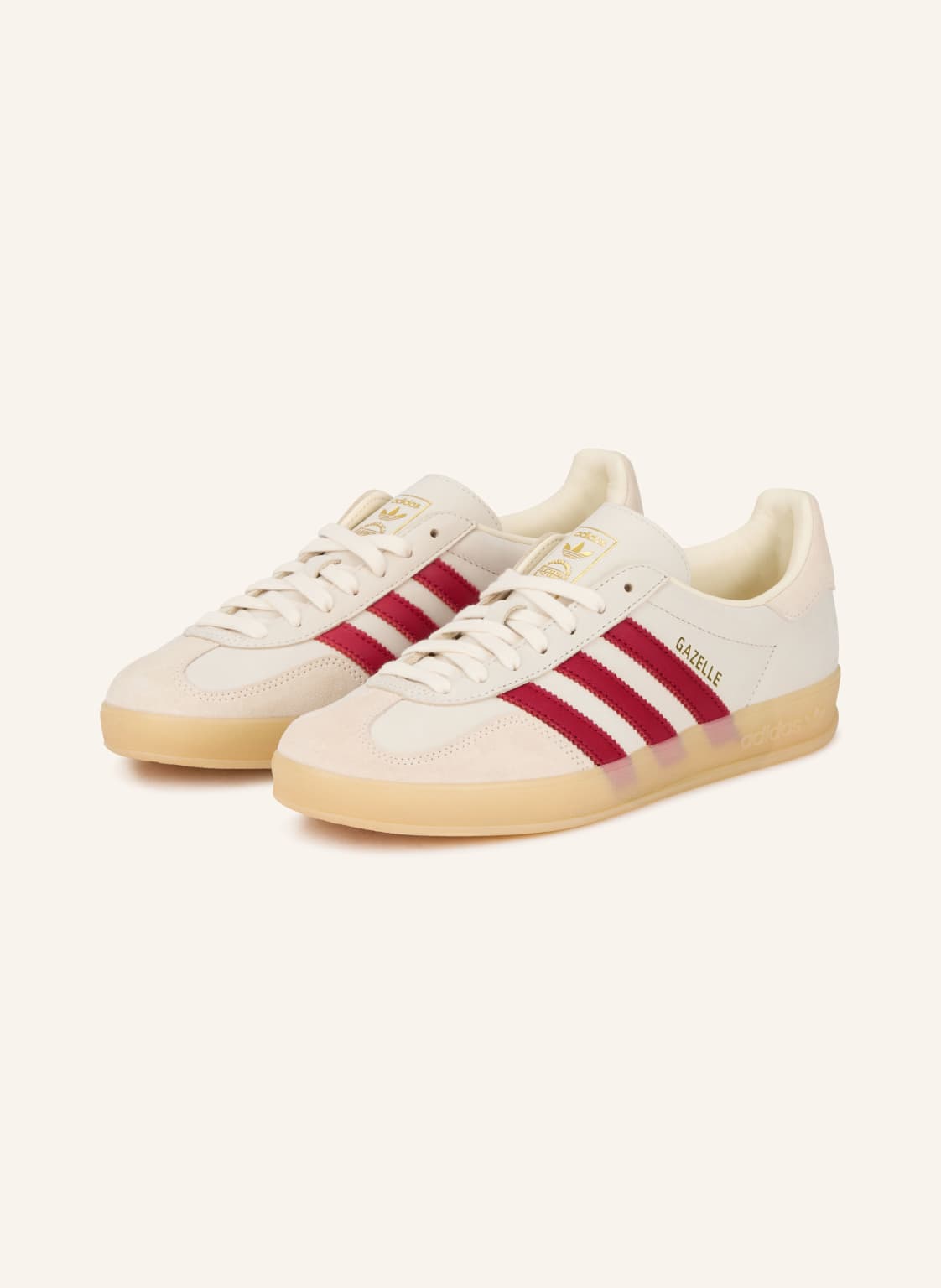 Produktový obrázek adidas Originals Adidas Originals Tenisky Gazelle Indoor krémová / tmavě červená