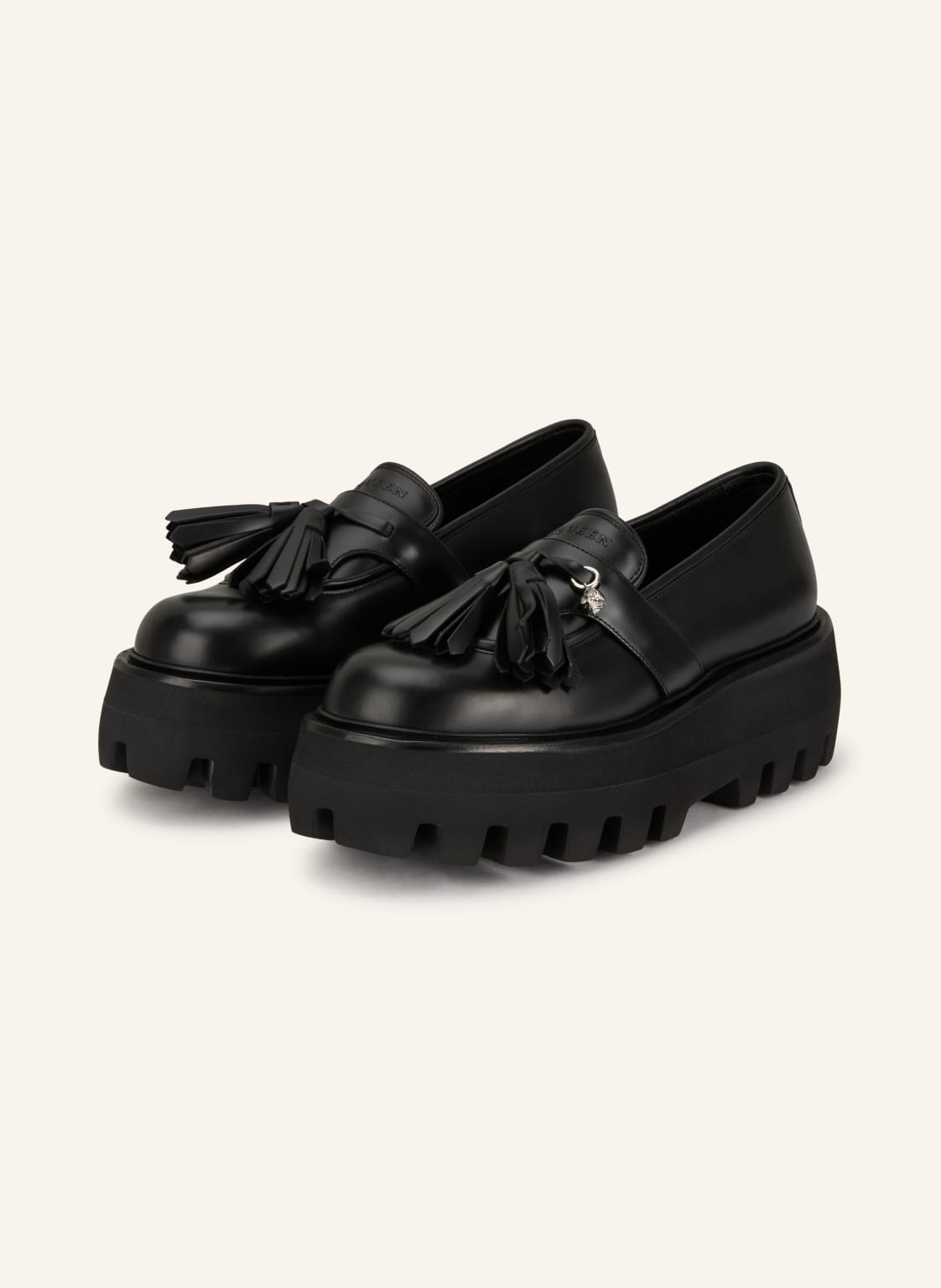 Produktový obrázek McQUEEN Mcqueen Plateau Mokasíny Sofa černá