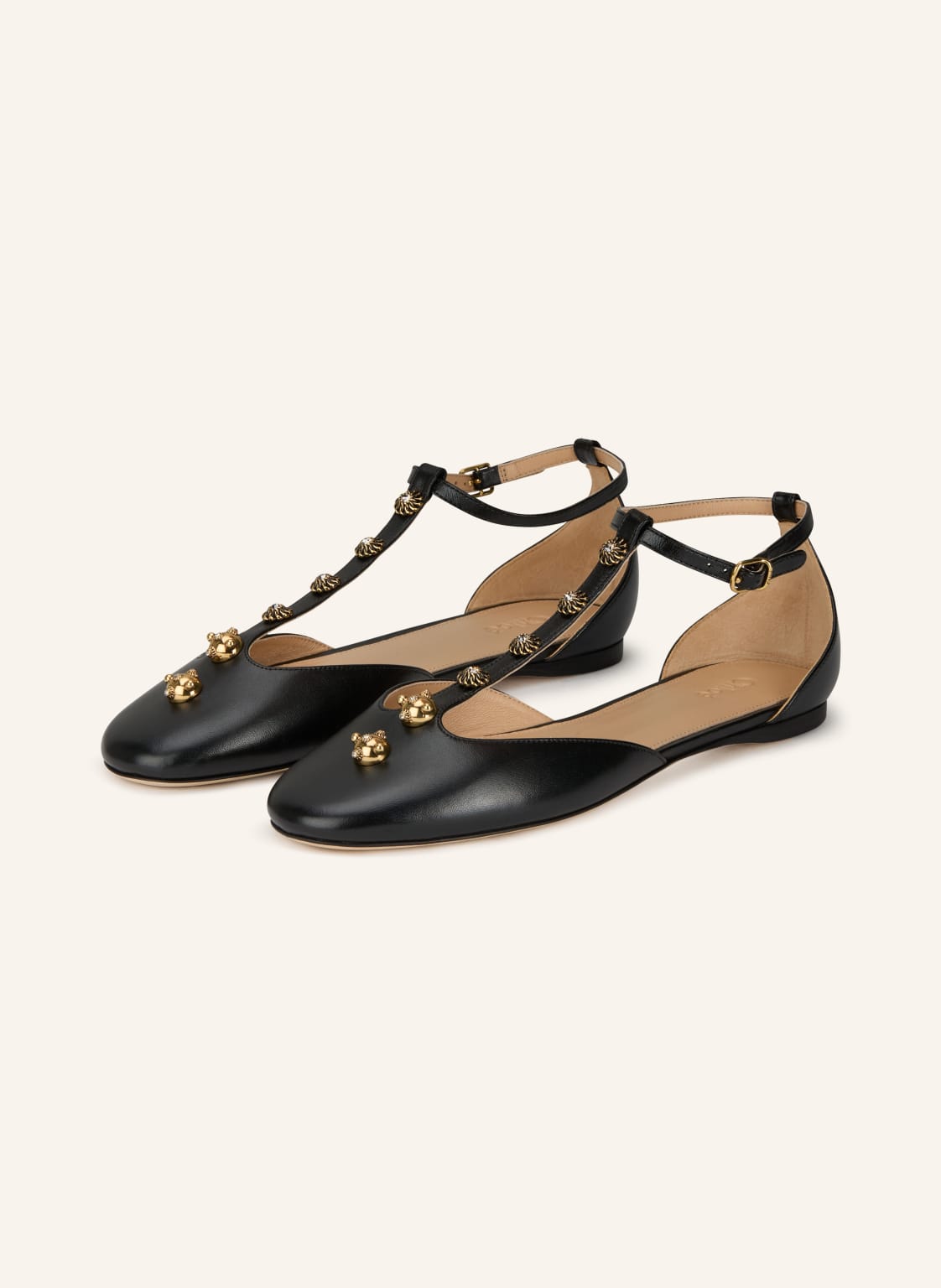 Produktový obrázek Chloé Chloé Baleríny Mary Jane Celeste 001 black