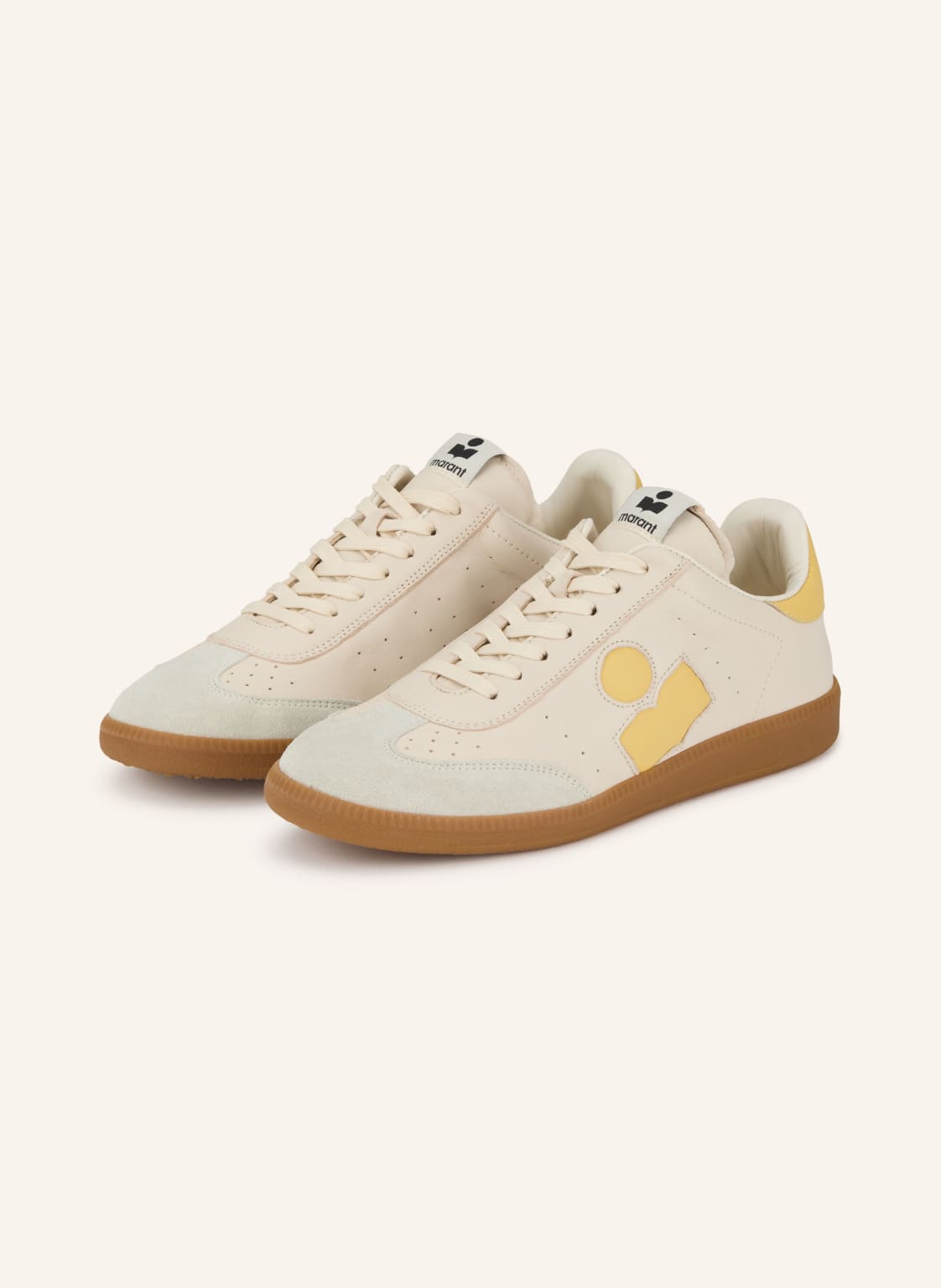 Produktový obrázek Isabel marant Isabel Marant Teniska Bryce béžová / žlutá / mátová