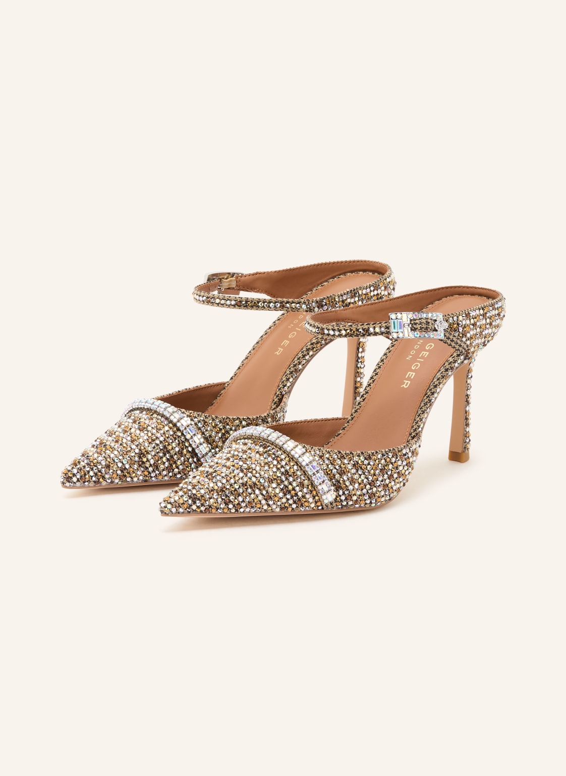 Produktový obrázek Kurt Geiger Kurt Geiger Lodičky S Ozdobnými Kamínky zlatá / stříbrná / černá
