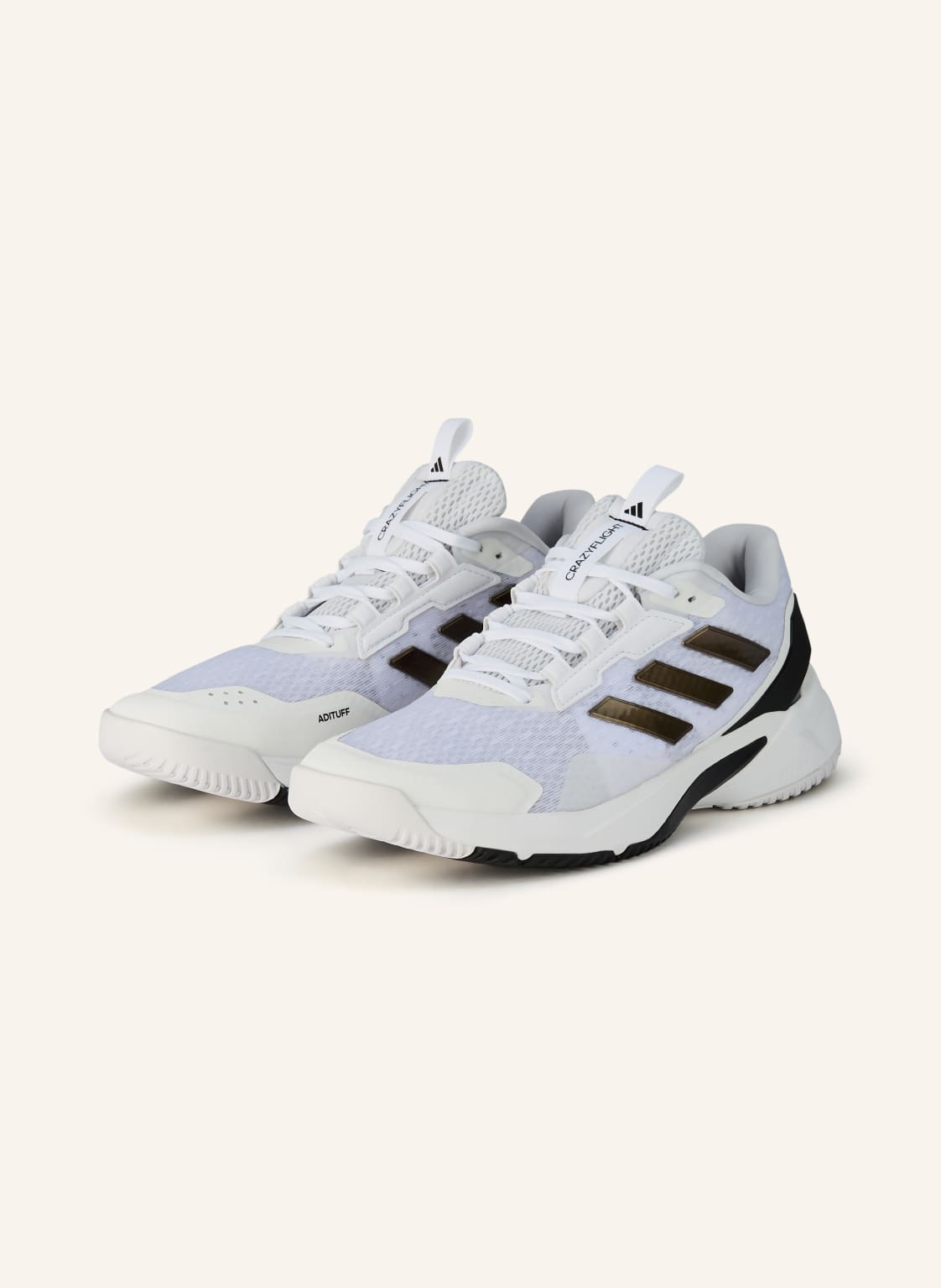 Produktový obrázek Adidas Adidas Indoorové Boty Crazyflight 6 bílá / zlatá / černá