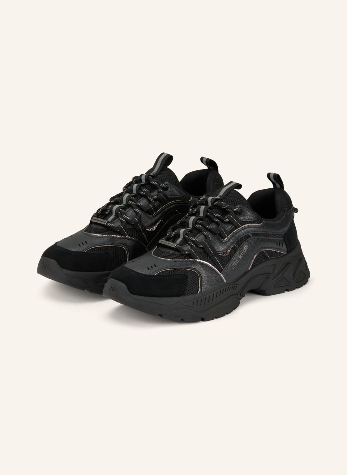 Produktový obrázek Steve Madden Steve Madden Tenisky Animates-E černá / stříbrná