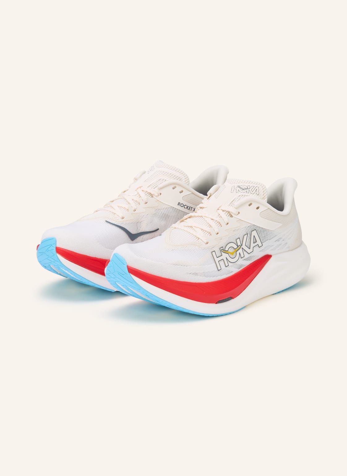 Produktový obrázek HOKA Hoka Běžecké Boty U Rocket X 3 bílá / tmavě šedá