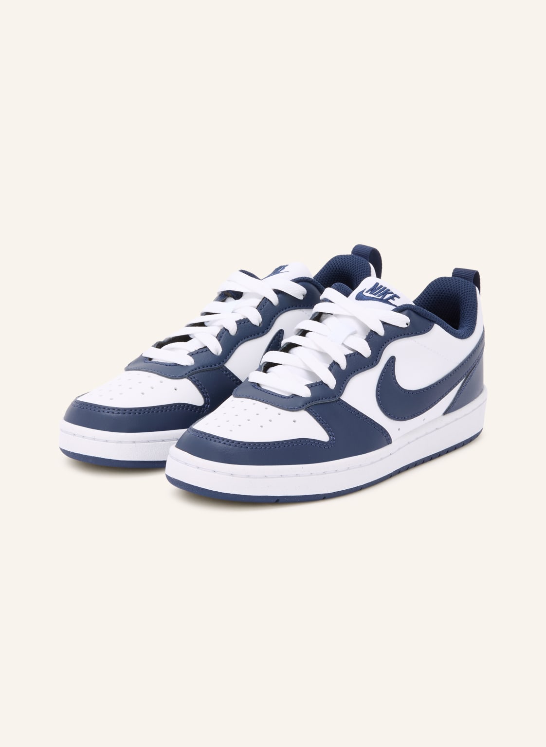 Produktový obrázek Nike Nike Tenisky Court Borough Low Next Bloom bílá / tmavě modrá