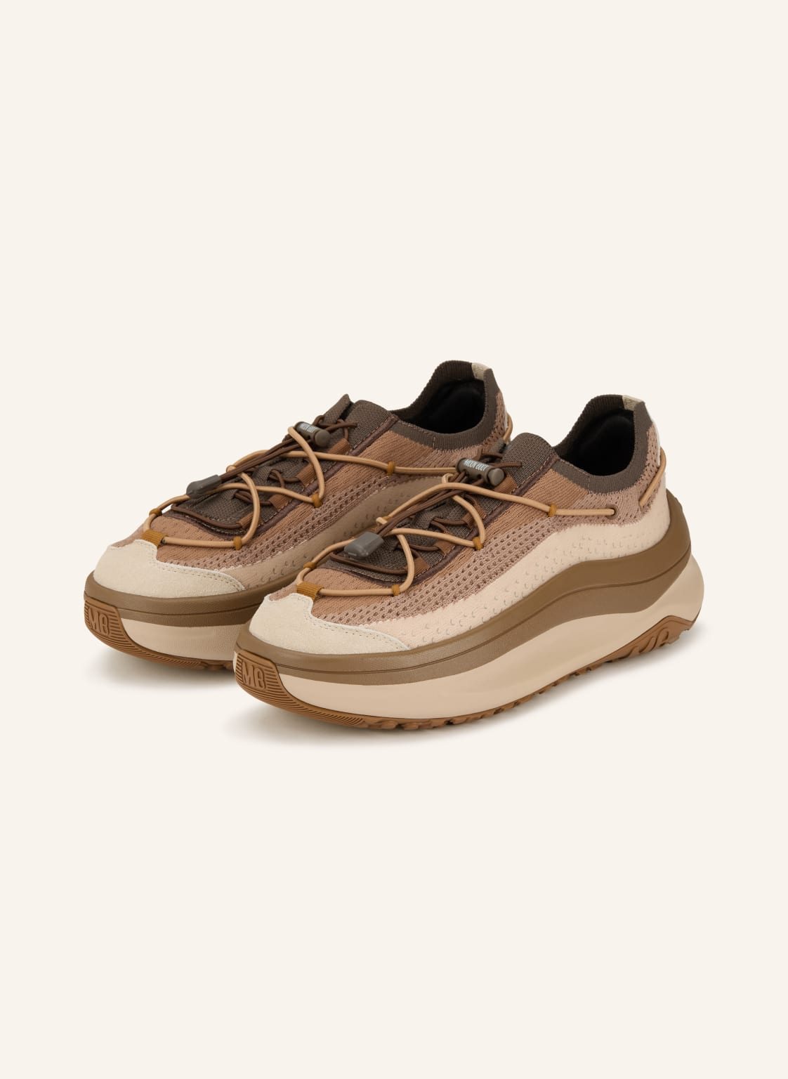 Produktový obrázek moon boot Moon Boot Tenisky moon247 Xlace hnědá / světle hnědá / tmavě hnědá