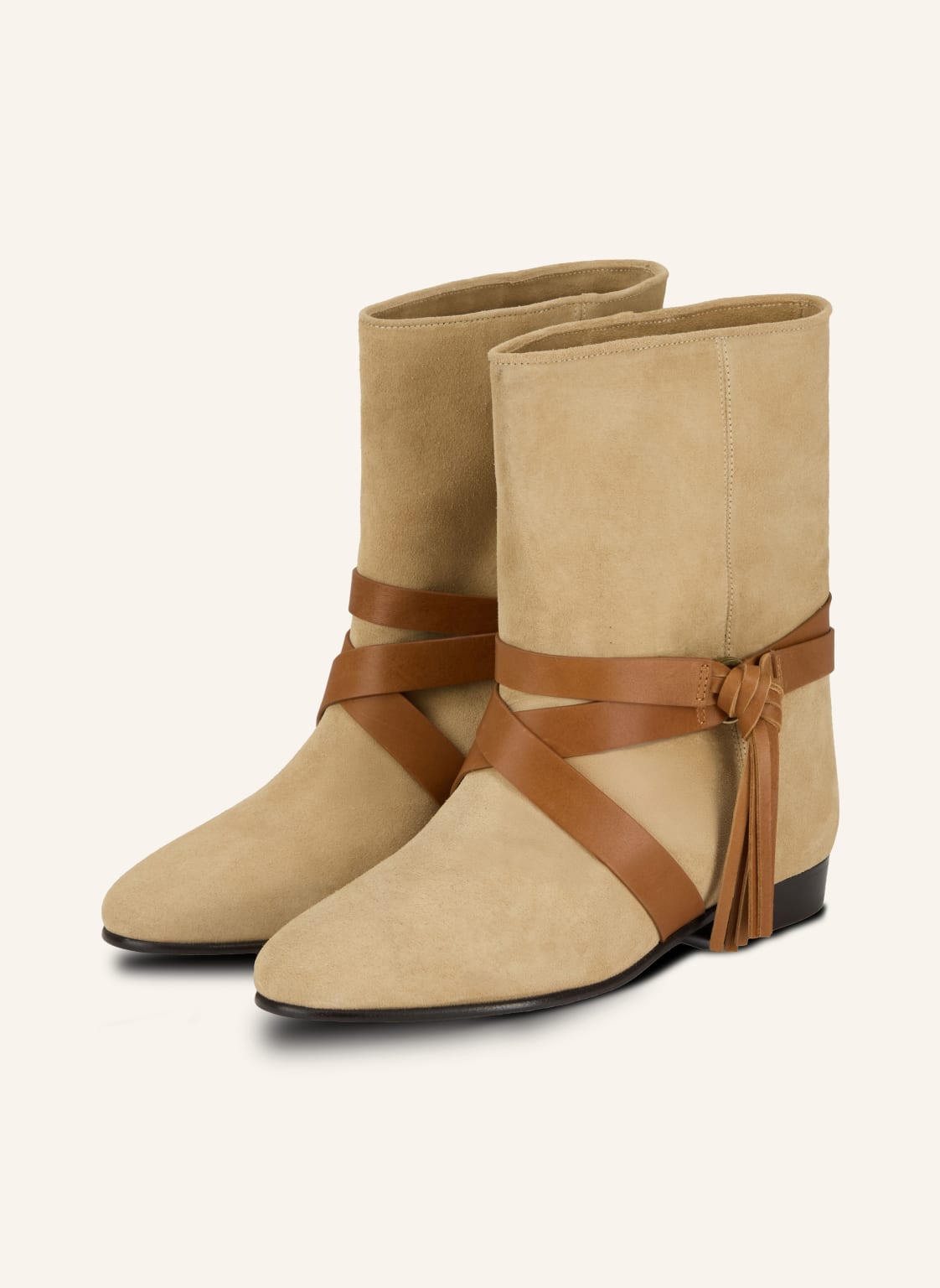 Produktový obrázek Isabel marant Isabel Marant Kotníkové Boty Rejen světle hnědá / hnědá