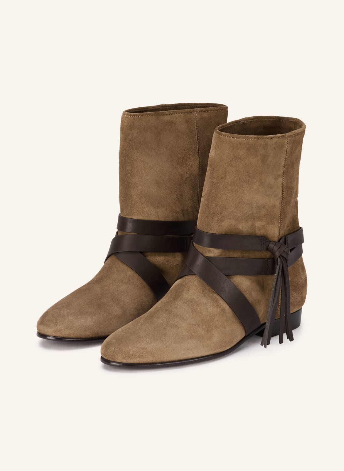 Produktový obrázek Isabel marant Isabel Marant Kotníkové Boty Rejen velbloudí / tmavě hnědá