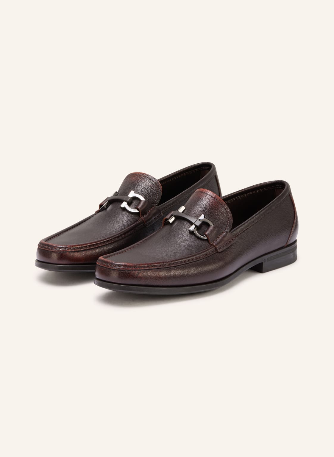Produktový obrázek FERRAGAMO Ferragamo Mokasíny tmavě hnědá