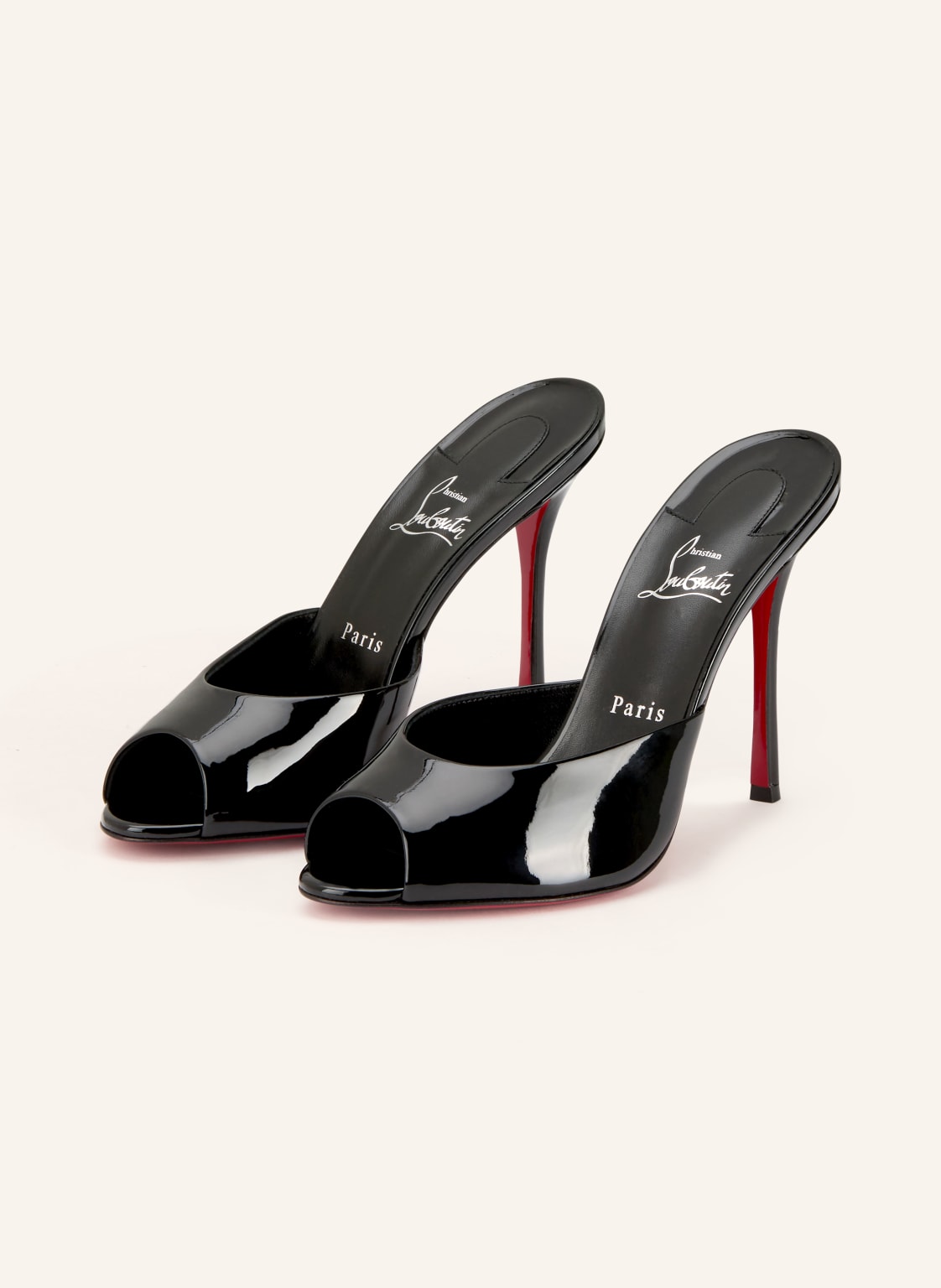 Produktový obrázek Christian Louboutin Christian Louboutin Pantofle Me Dolly 100 černá