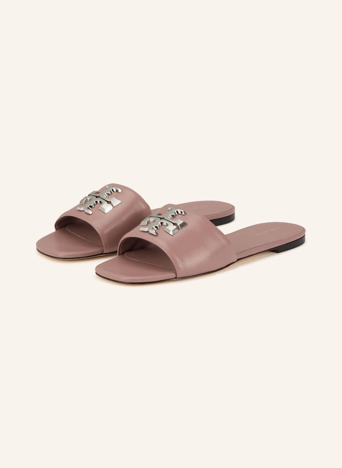 Produktový obrázek TORY BURCH Tory Burch Pantofle Eleanor starorůžová