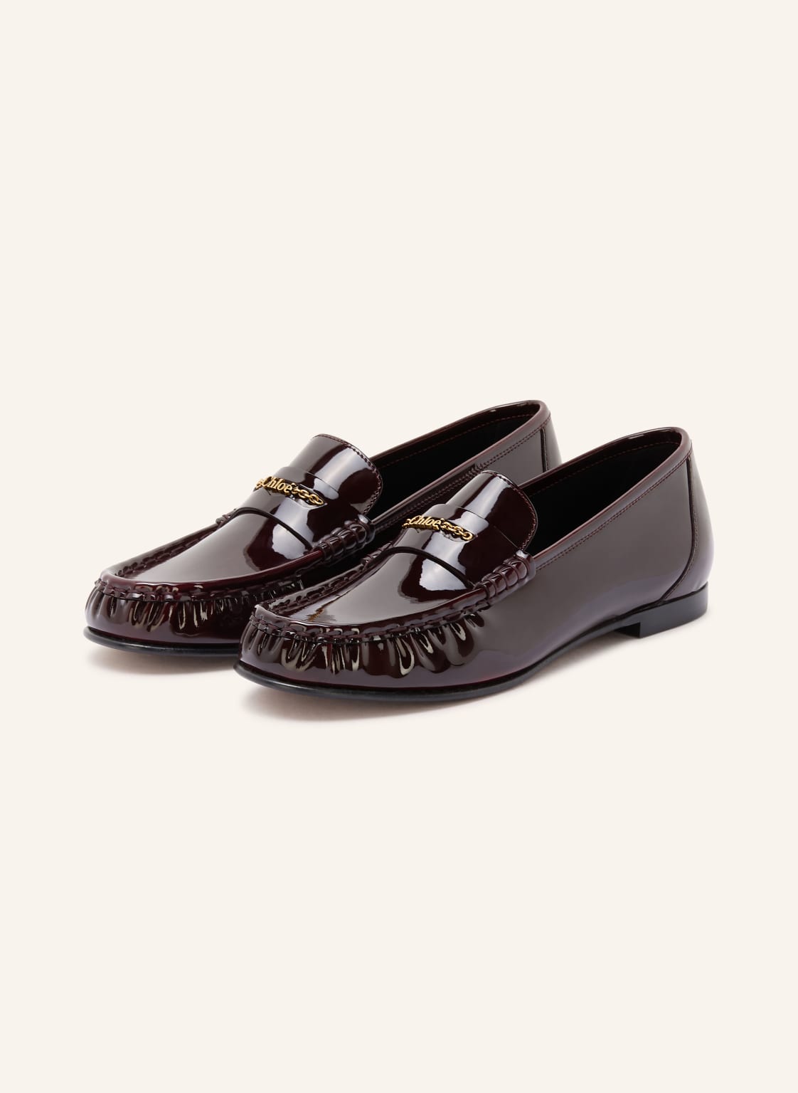 Produktový obrázek Chloé Chloé Penny Loafers 56d burnt purple