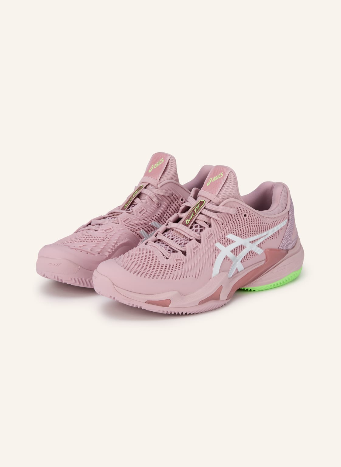 Produktový obrázek ASICS Asics Tenisové Boty Court Ff 3 Clay starorůžová / bílá