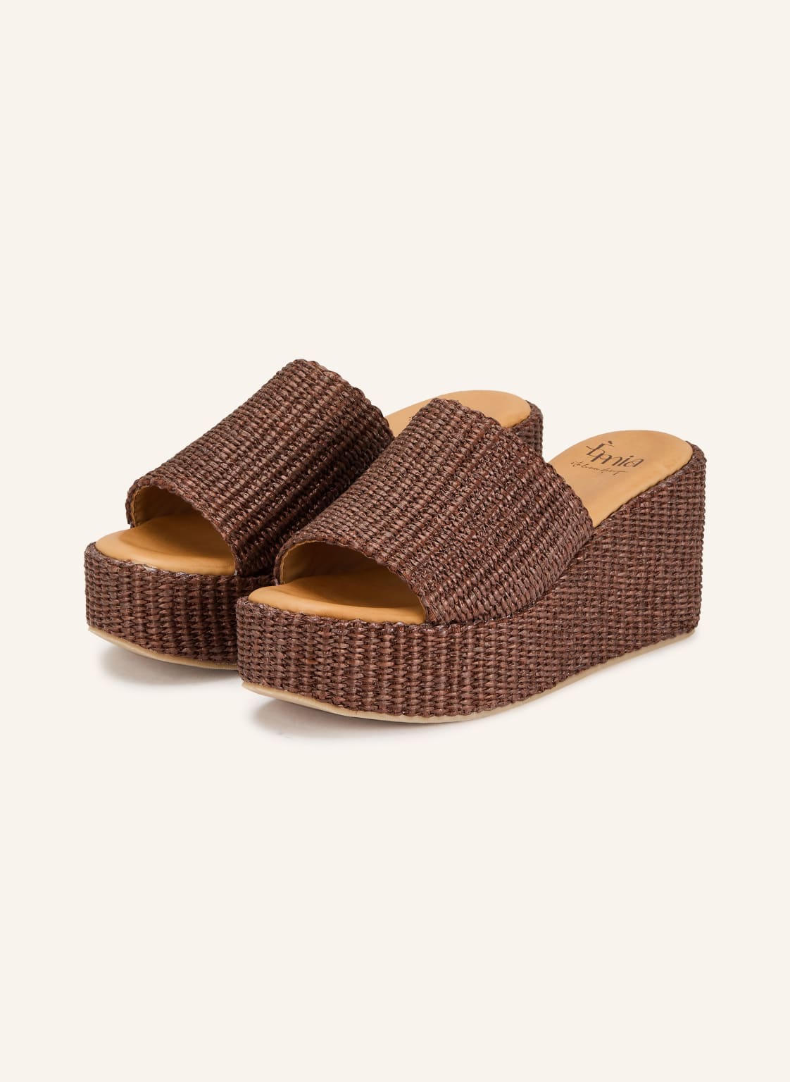 Produktový obrázek È MIA È Mia Wedges Na Klínku hnědá