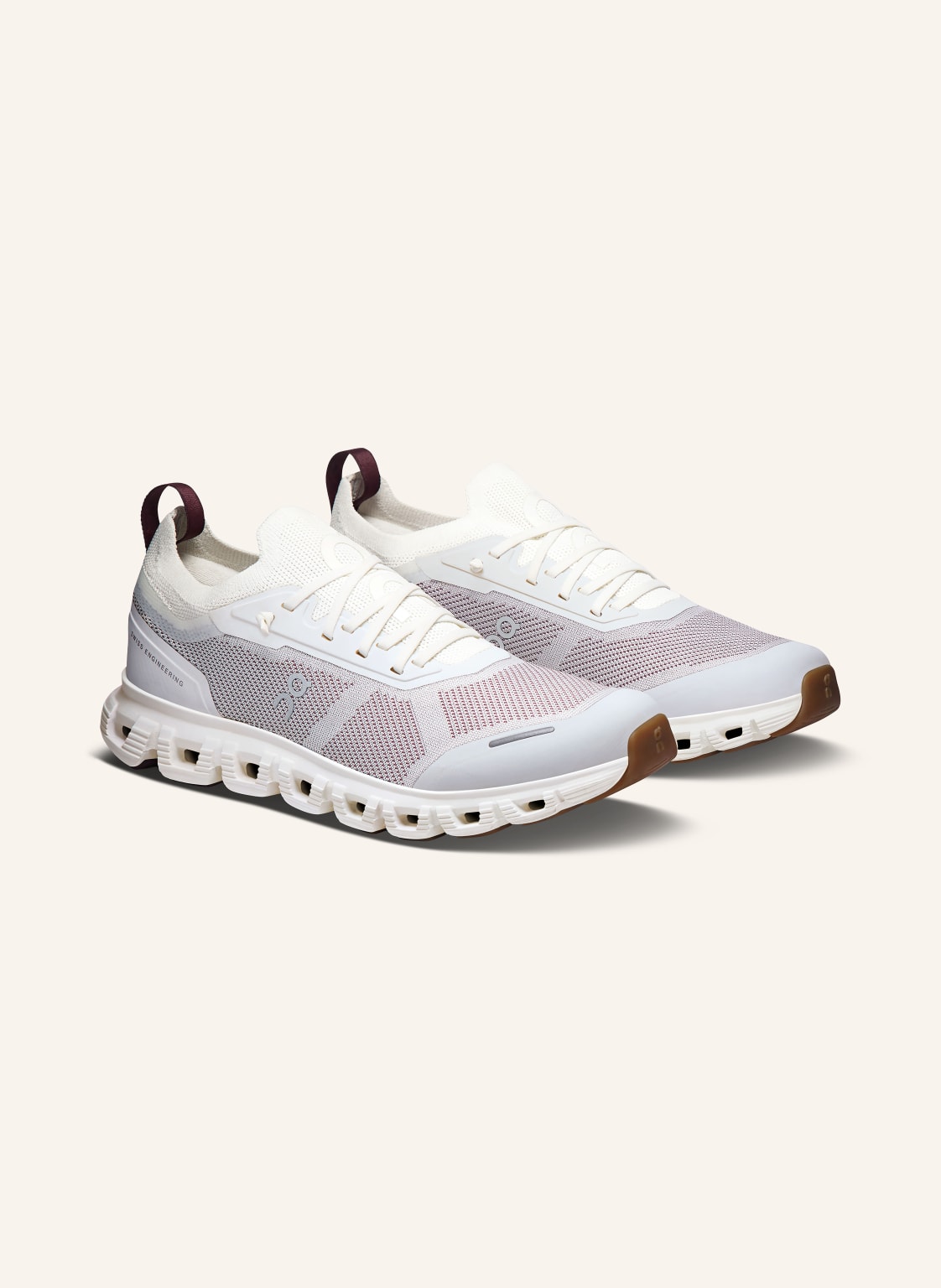 Produktový obrázek On On Sneakersy Cloud 6 Versa bílá / hnědá / světle šedá