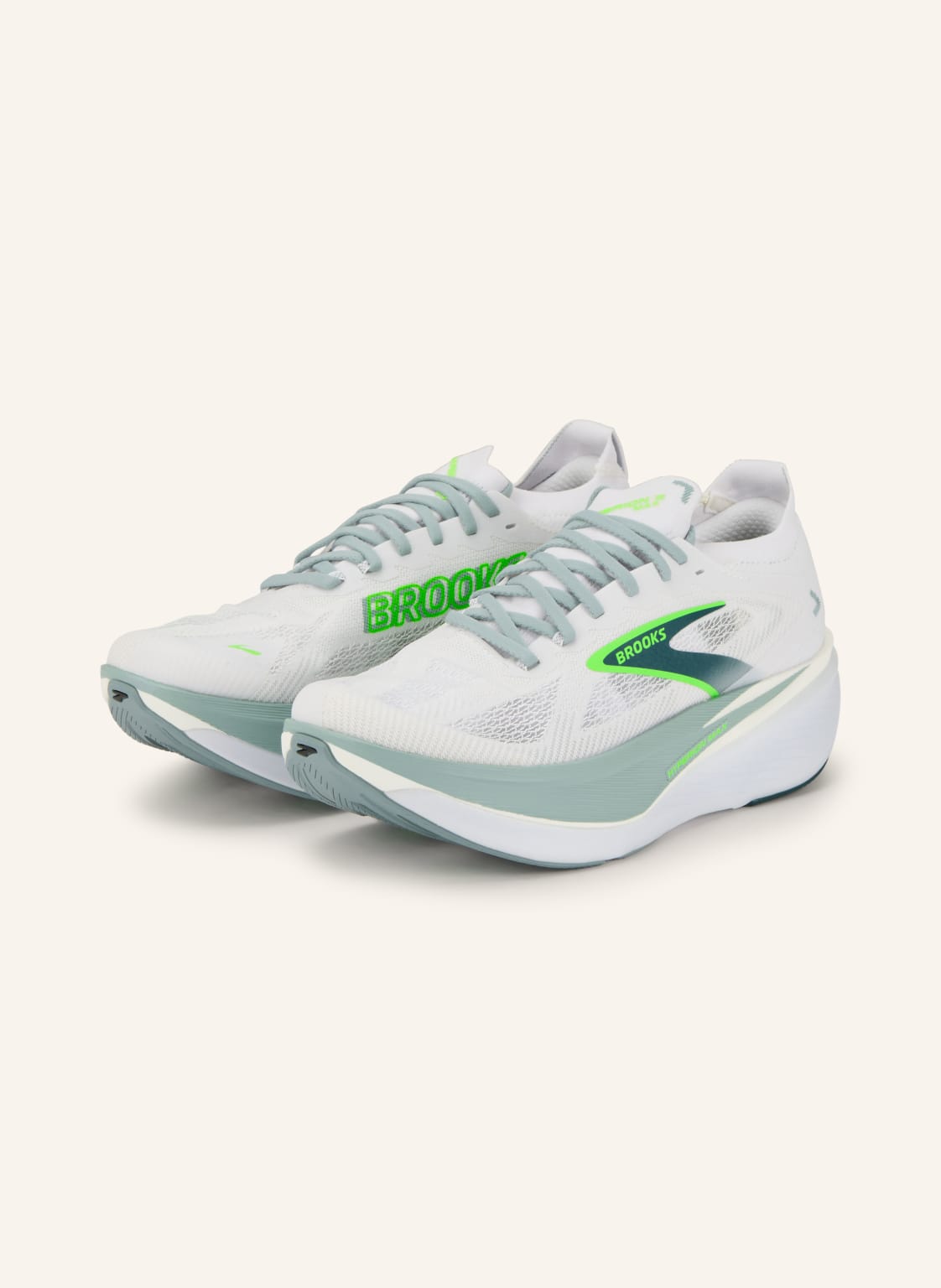 Produktový obrázek Brooks Brooks Běžecké Boty Hyperion Max 3 bílá / neonově zelená / petrolejová