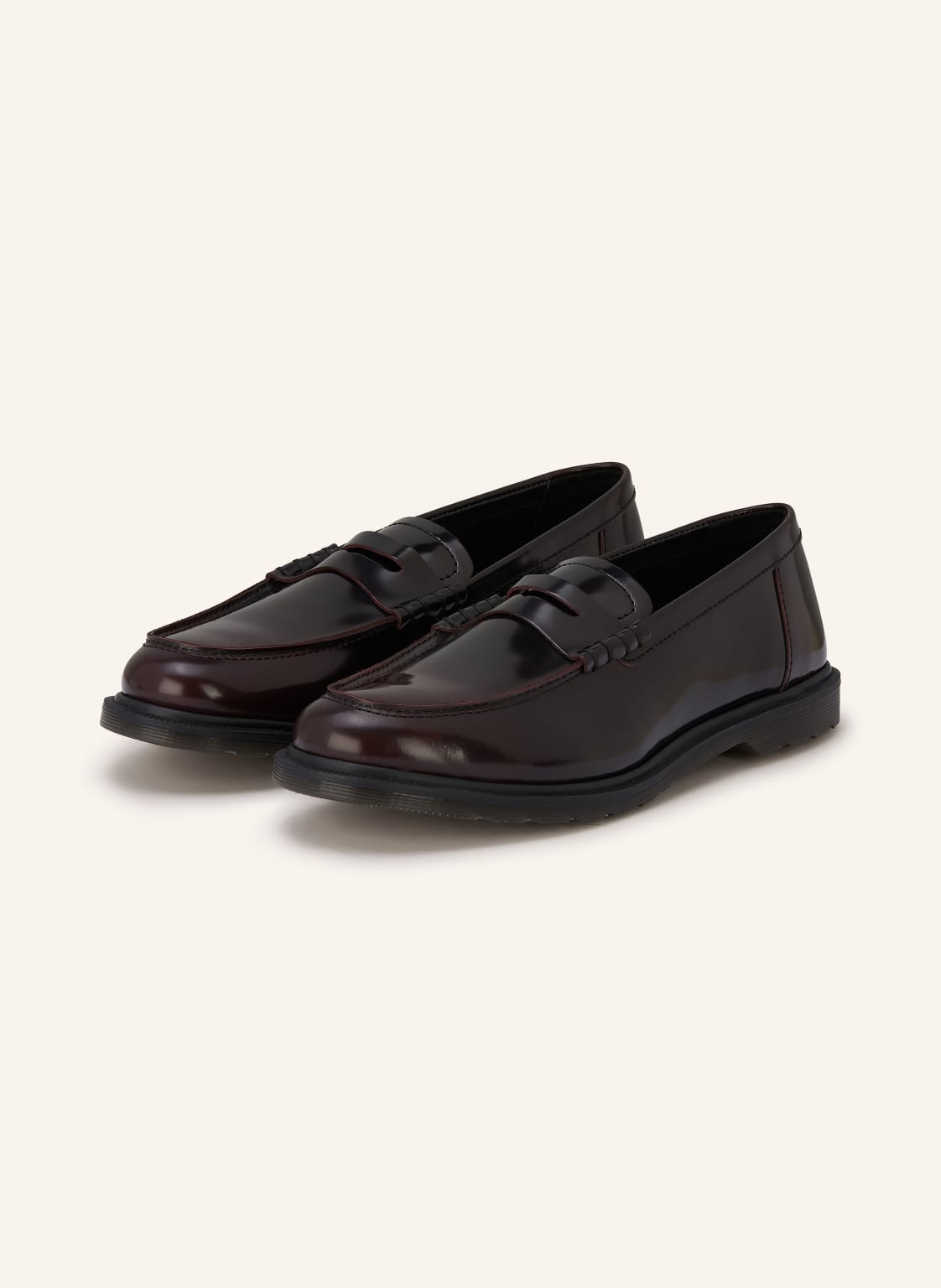 Produktový obrázek Dr. Martens Dr. Martens Penny Mokasíny Mayfare tmavě červená