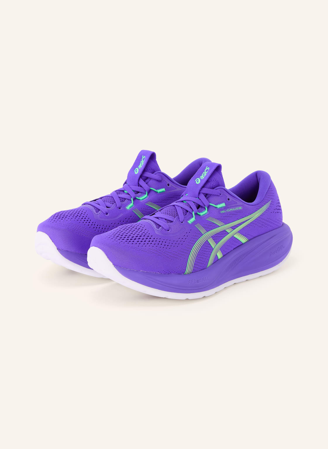 Produktový obrázek ASICS Asics Běžecké Boty Gel-Cumulus 28 fialová / zelená