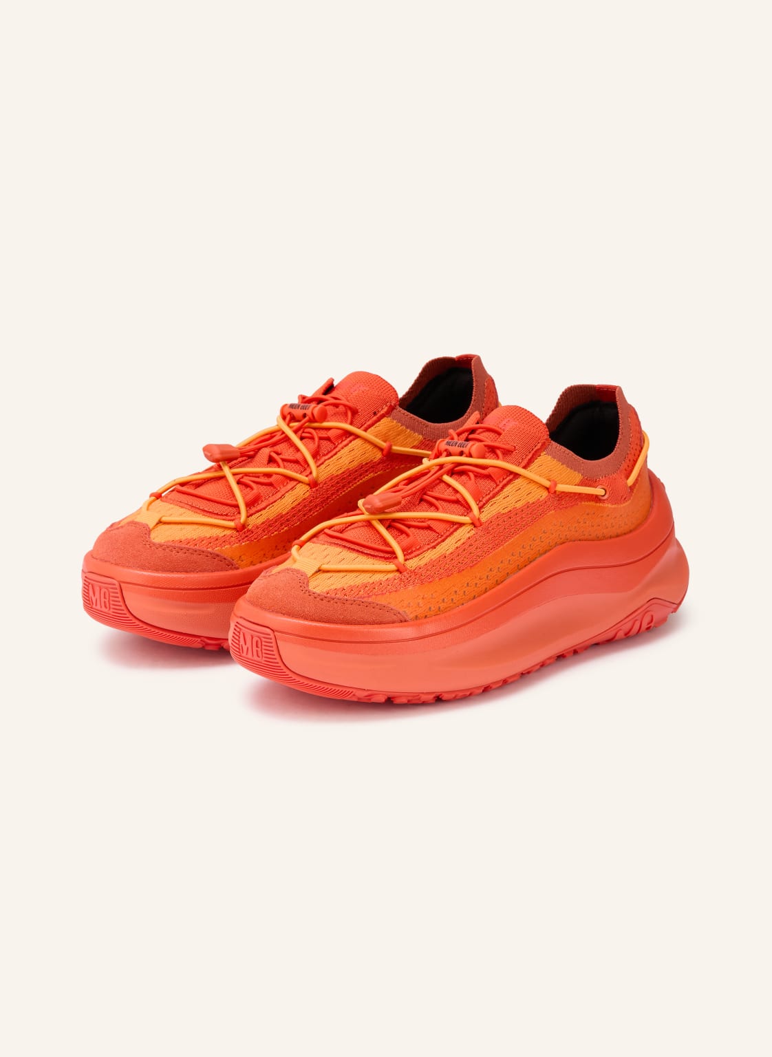 Produktový obrázek moon boot Moon Boot Tenisky moon247 Xlace tmavě oranžová / oranžová