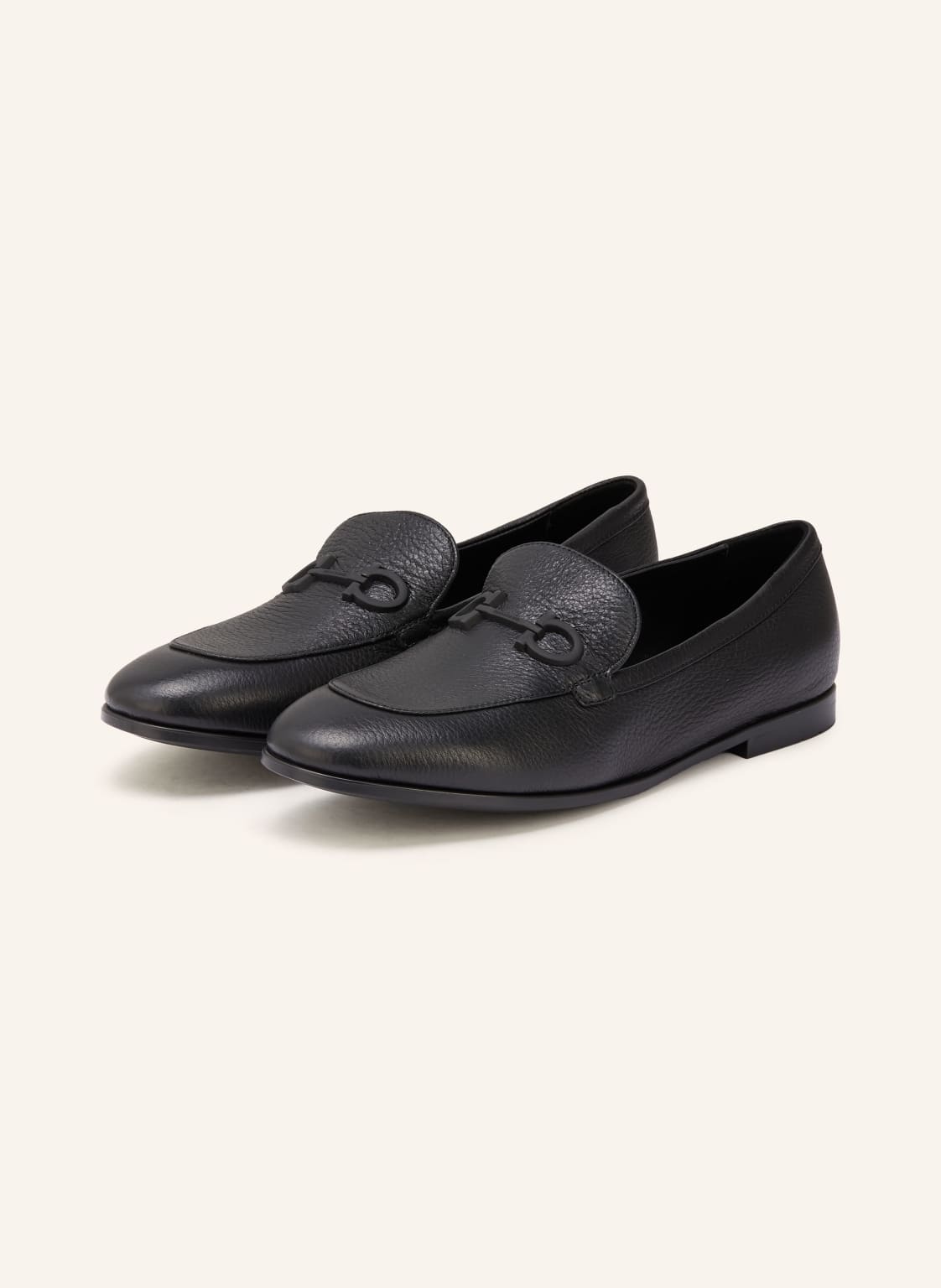 Produktový obrázek FERRAGAMO Ferragamo Mokasíny Soldy černá