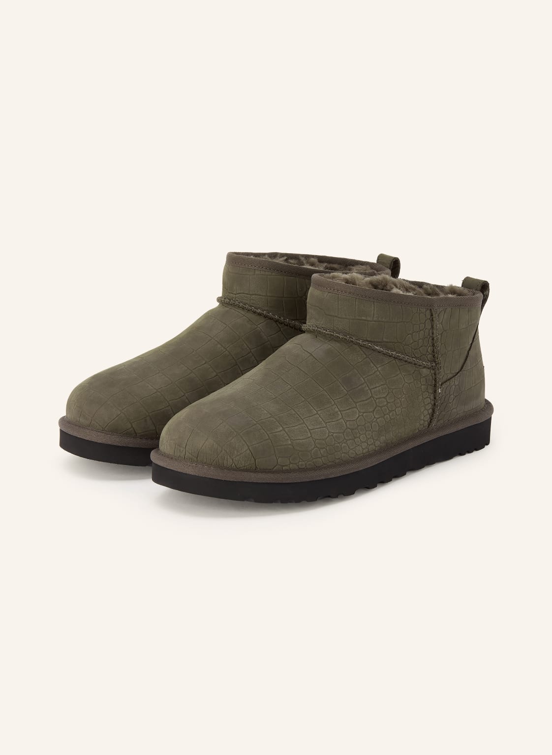 Produktový obrázek Ugg Ugg Boty Classic Ultra Mini Embossed tmavě šedá