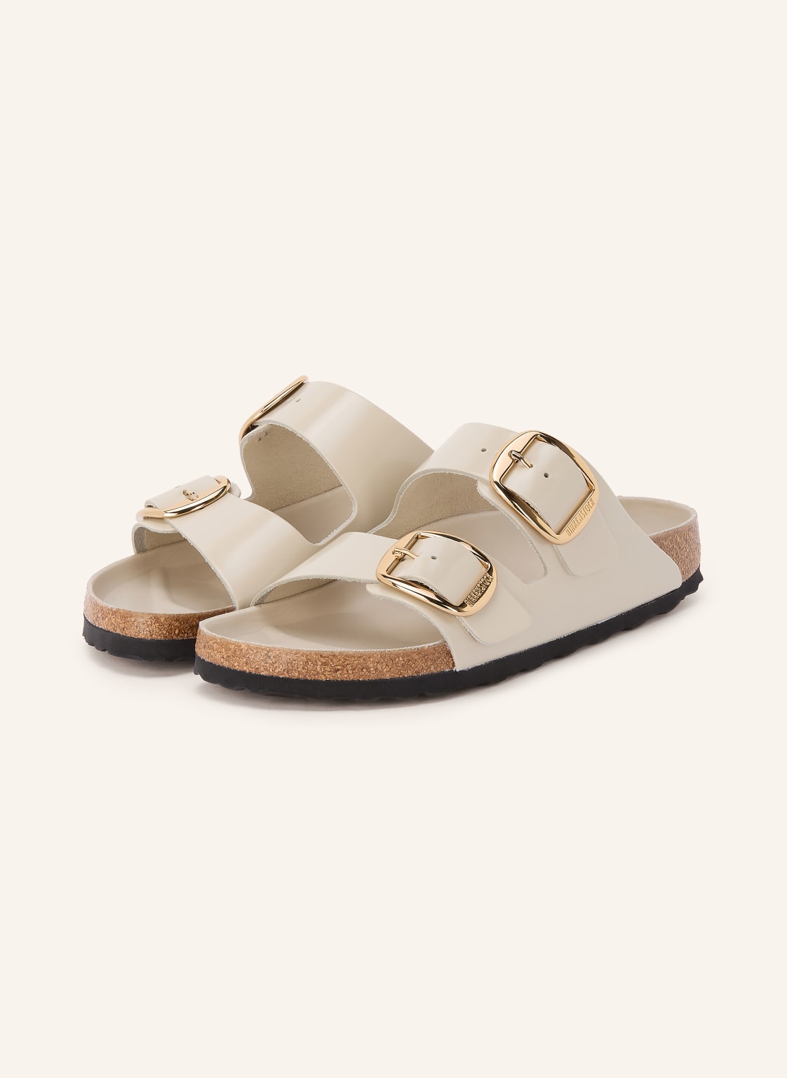 Produktový obrázek Birkenstock Birkenstock Pantofle Arizona Big Buckle režná / zlatá