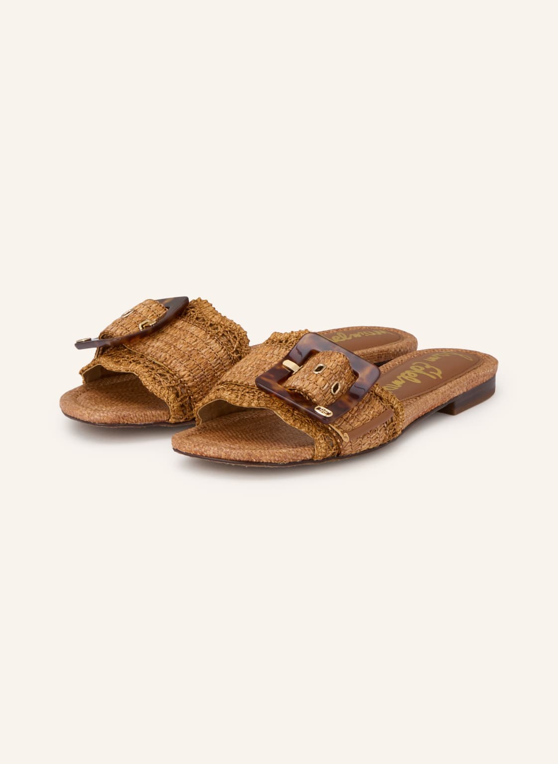 Produktový obrázek Sam Edelman Sam Edelman Pantofle Bambi Playa světle hnědá / zlatá / tmavě hnědá