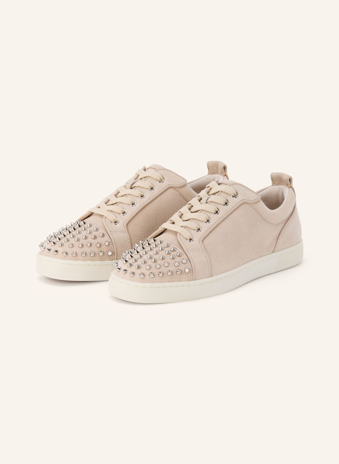 Produktový obrázek Christian Louboutin Christian Louboutin Tenisky Louis Junior S Nýty béžová / stříbrná